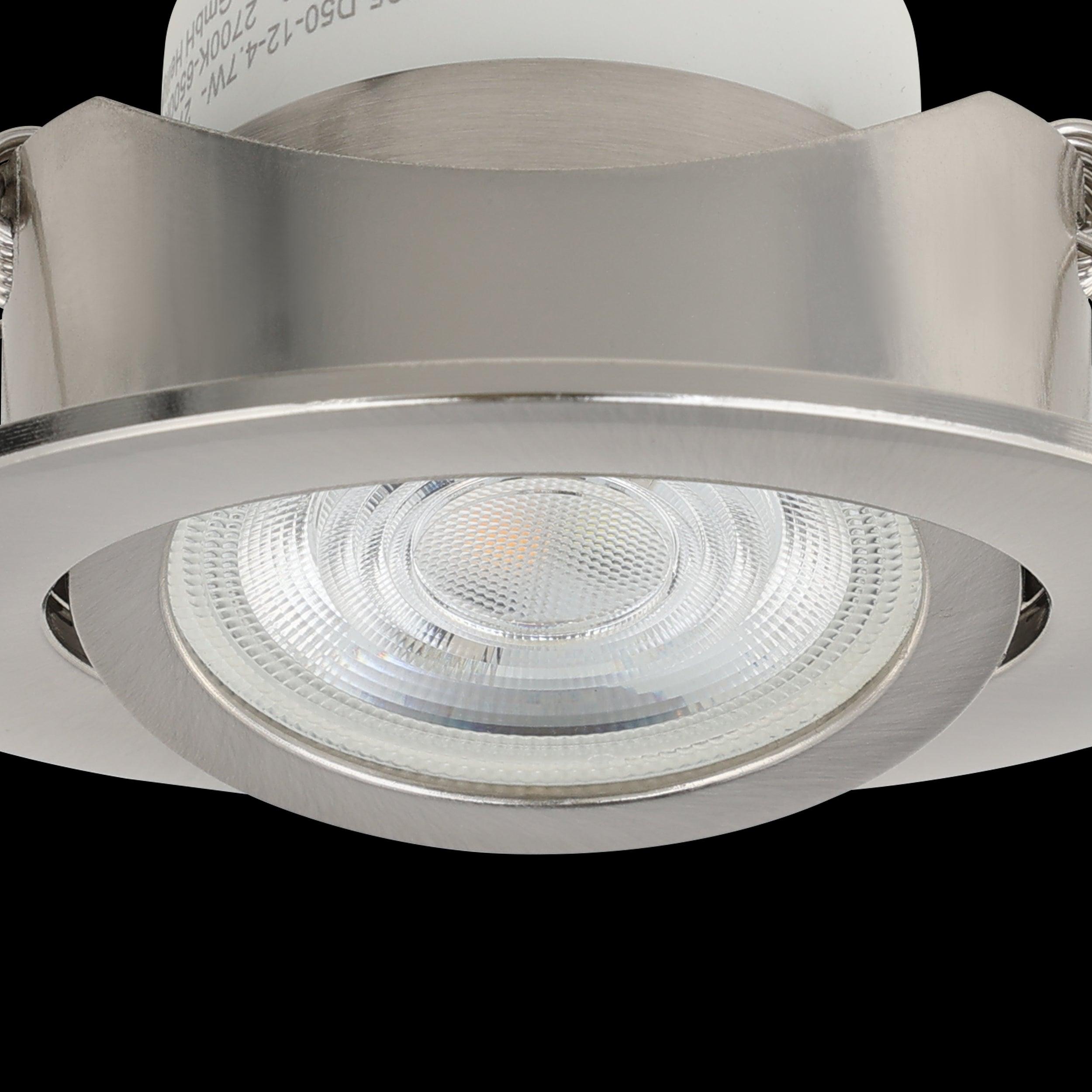 eglo saliceto z nickel led smart recessed ceiling light hallway lighting