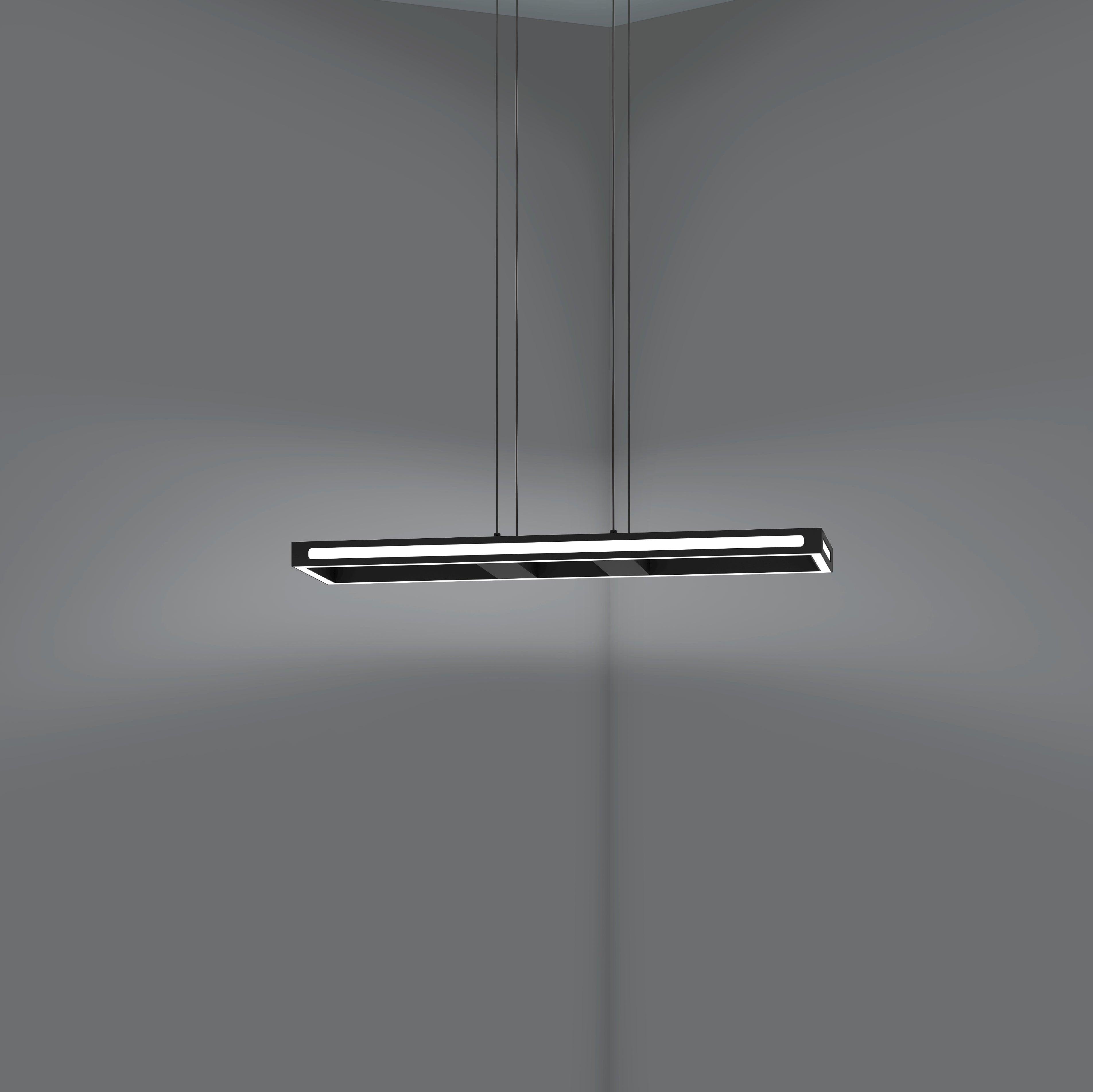 eglo connect salvilanas z smart led black metal ceiling pendant living room image