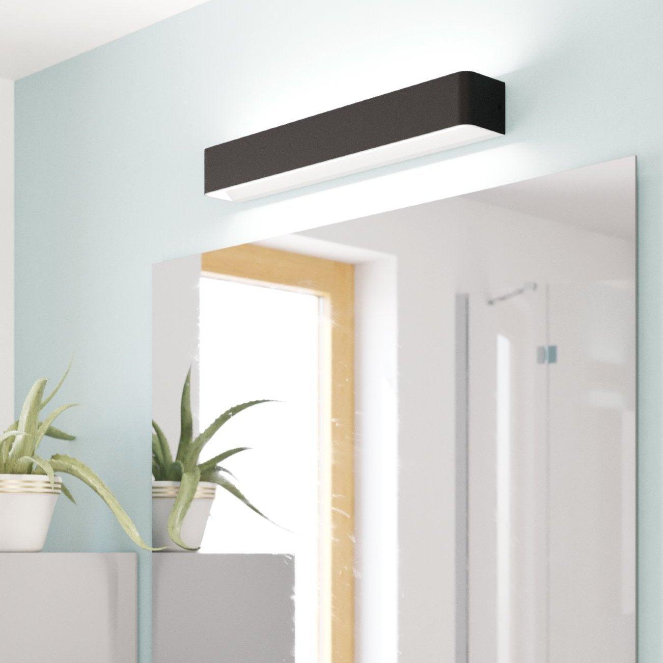 eglo sania 5 black led bathroom wall light