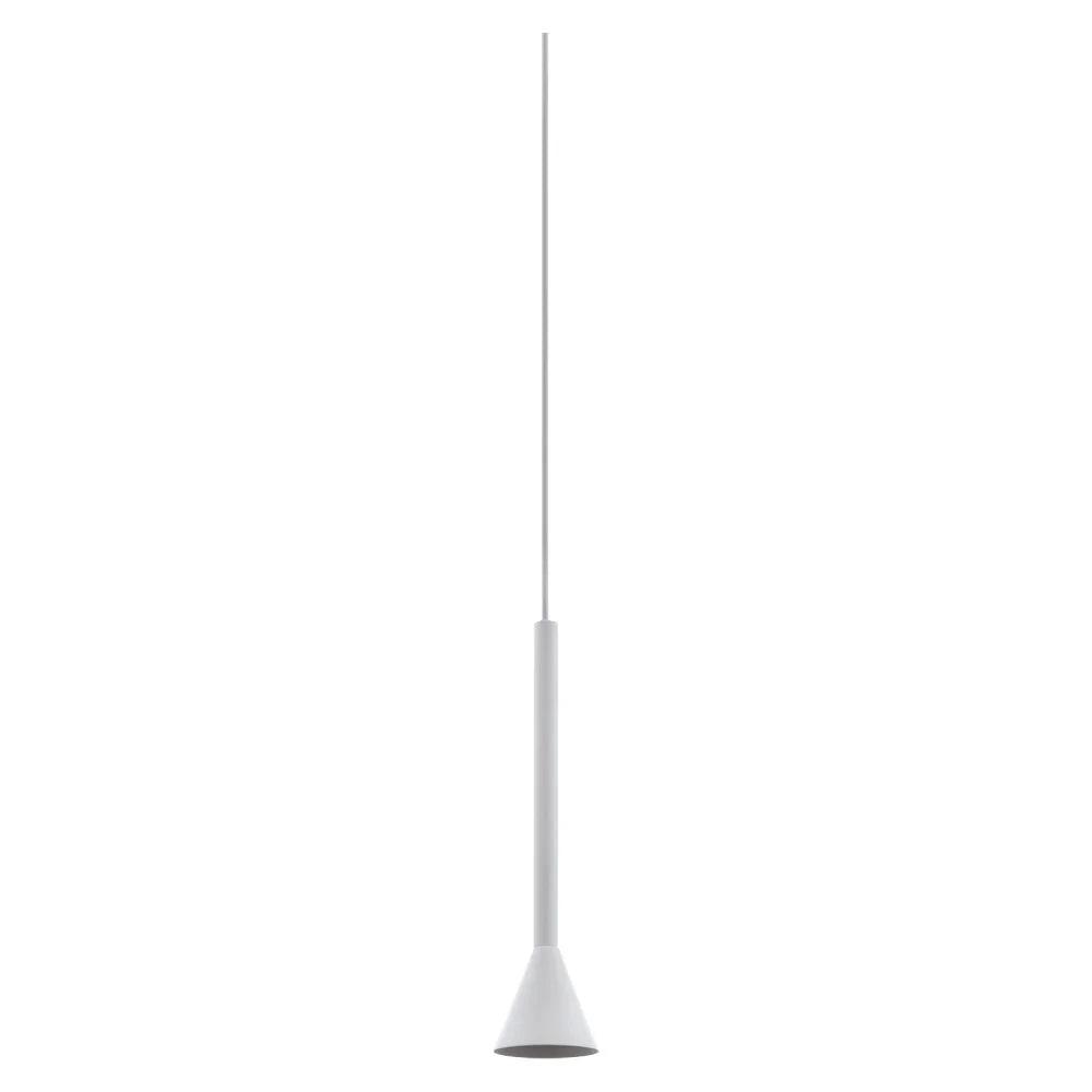 eglo tb cortaderas white metal track ceiling pendant