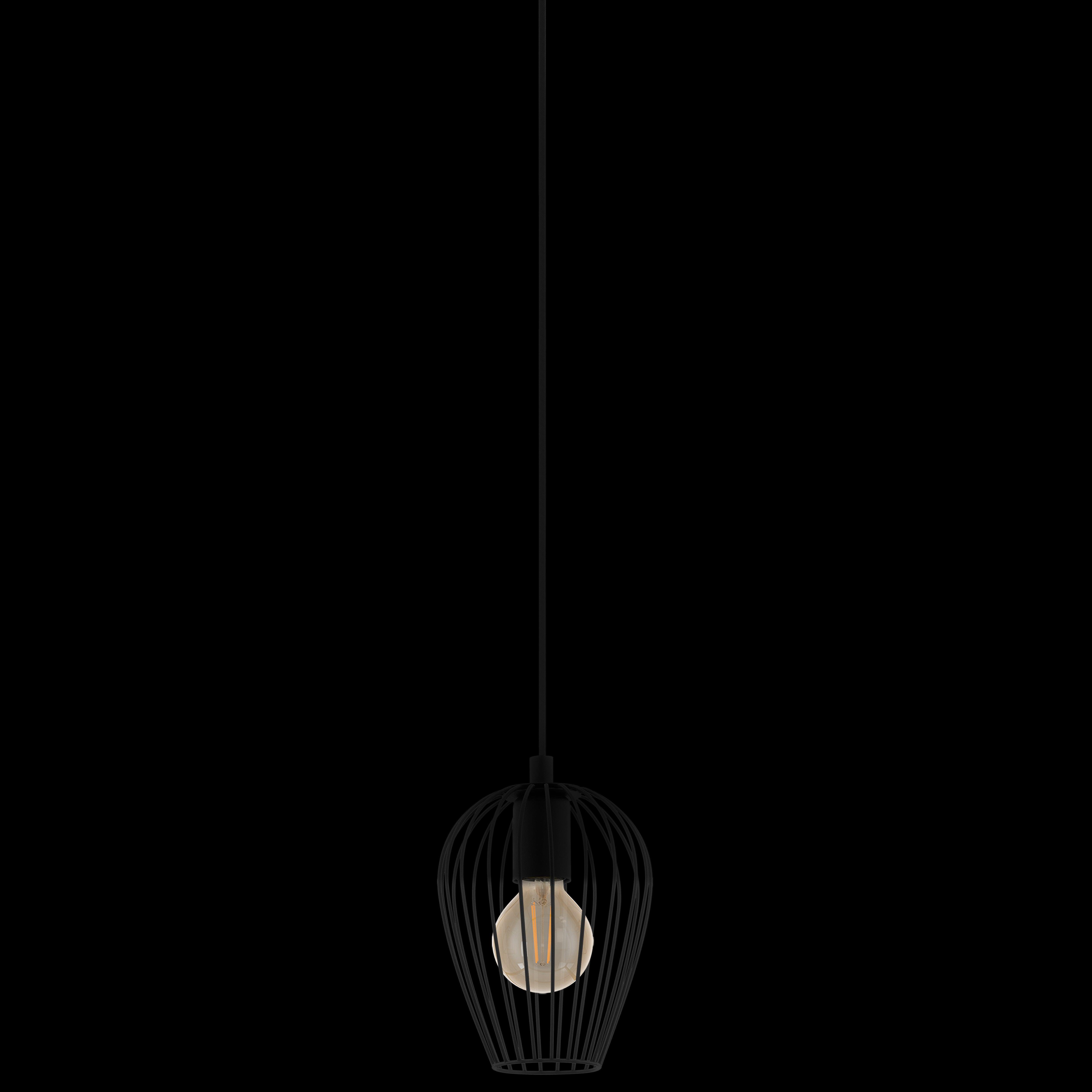 eglo tb newtown oval black wire track ceiling pendant living room image