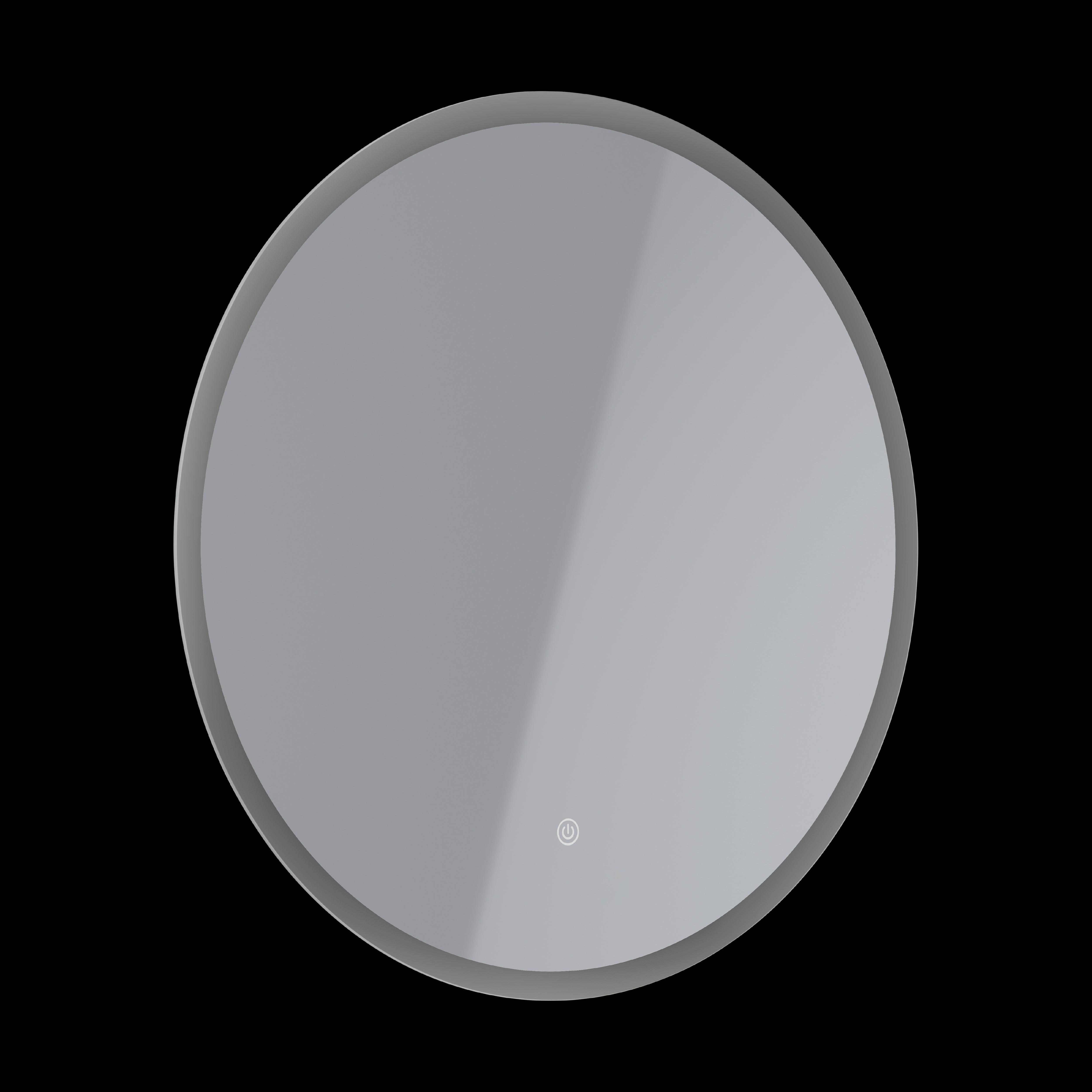 eglo buenavista ip44 led round touch bathroom mirror with lights living room image