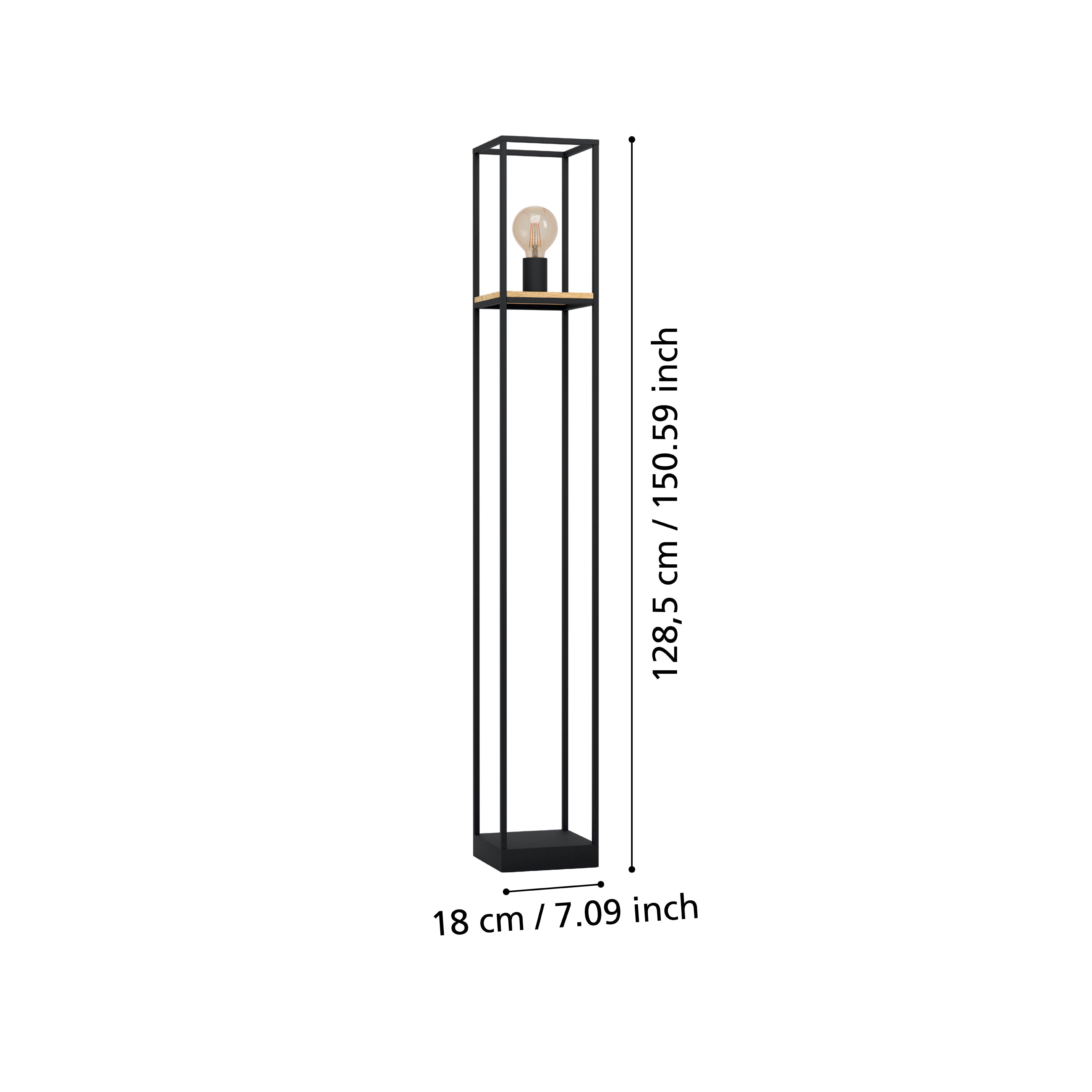 eglo libertad rectangular metal framed floor lamp kitchen lighting