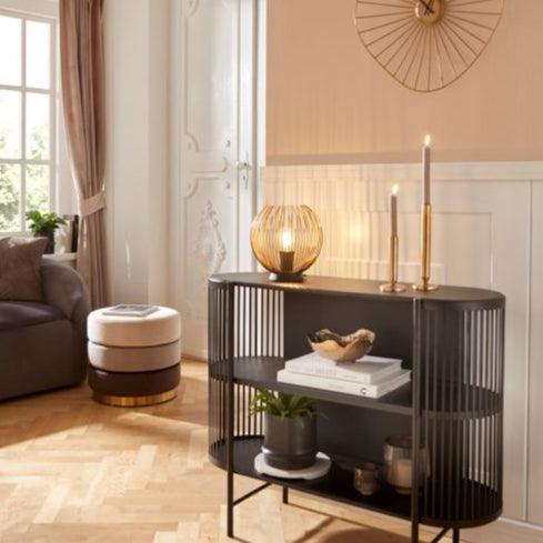 Eglo Venezuela Gold Wire Shaded Table Lamp