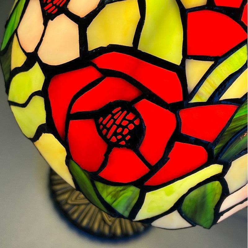 Poppy Tiffany Bedside Lamp