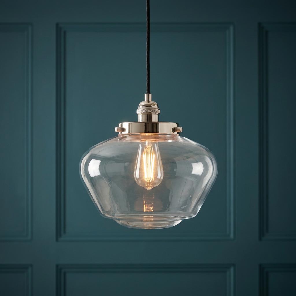 Camberley Nickel Pendant Light-OB-180926