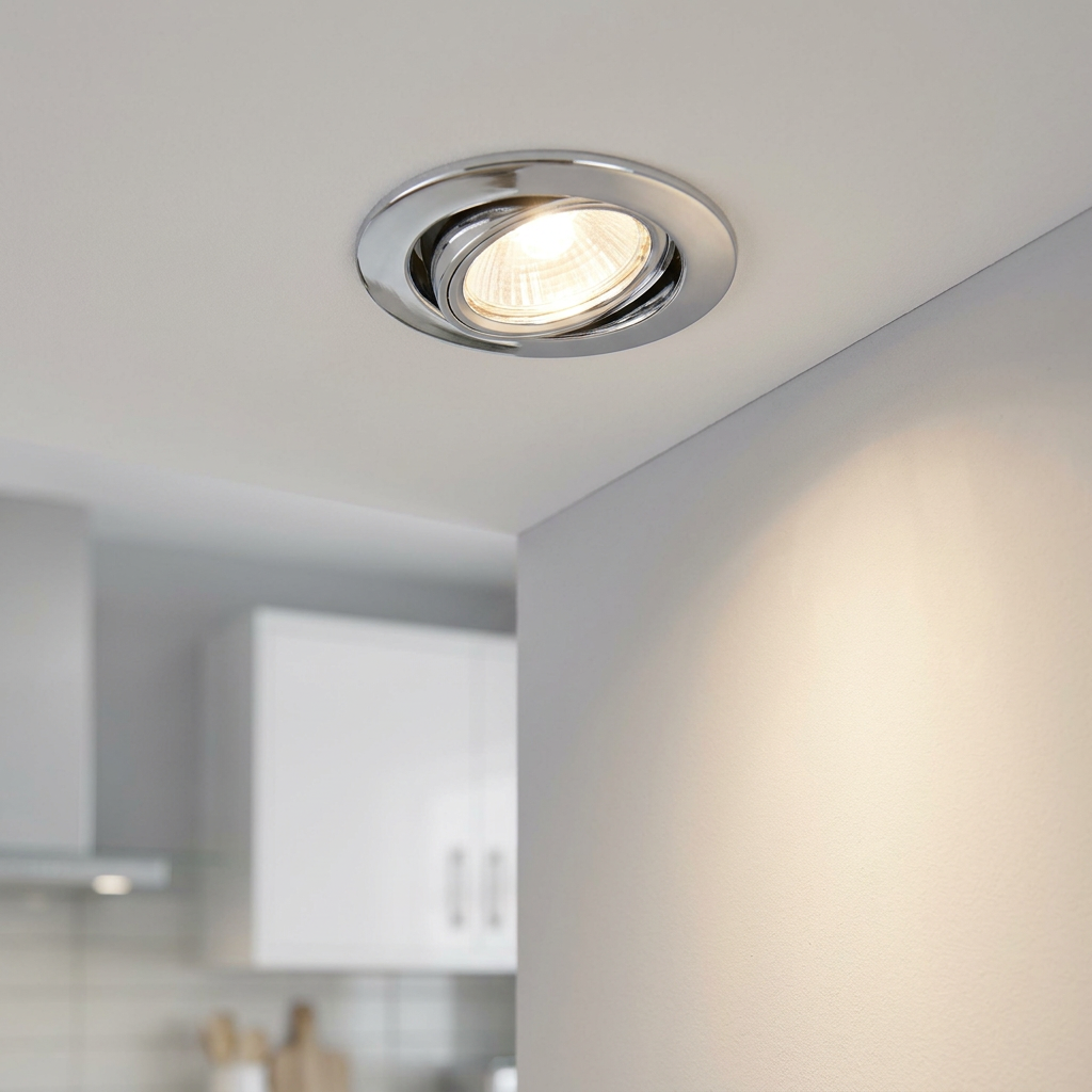 Cast Chrome Tilt Recessed Downlight-warehouse-180926