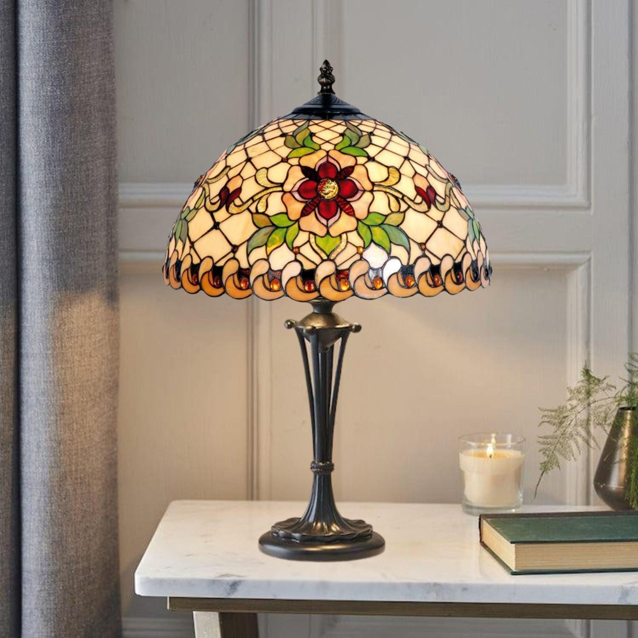 Angelique Tiffany Table Lamp - Tiffany Lighting Direct