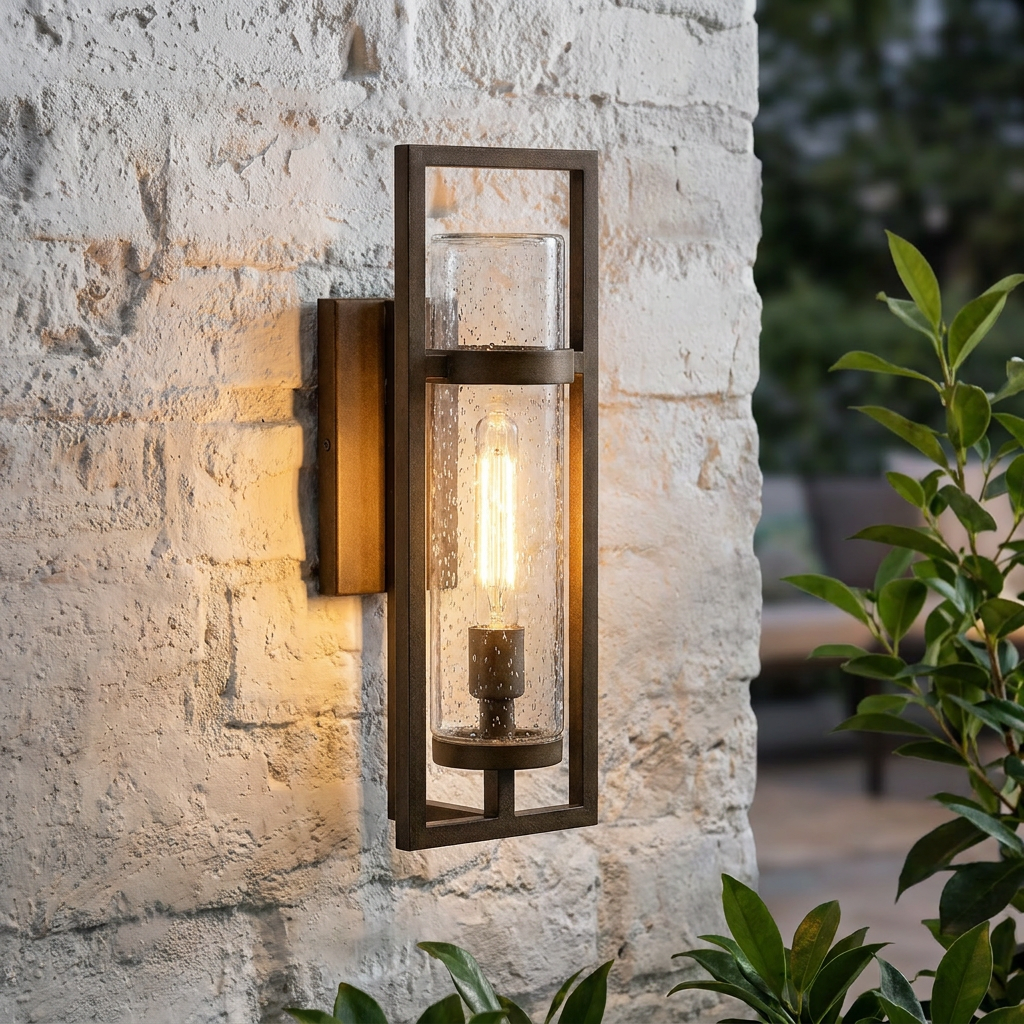 Cordillera Bronze Outdoor Modern Wall Light-warehouse-180926