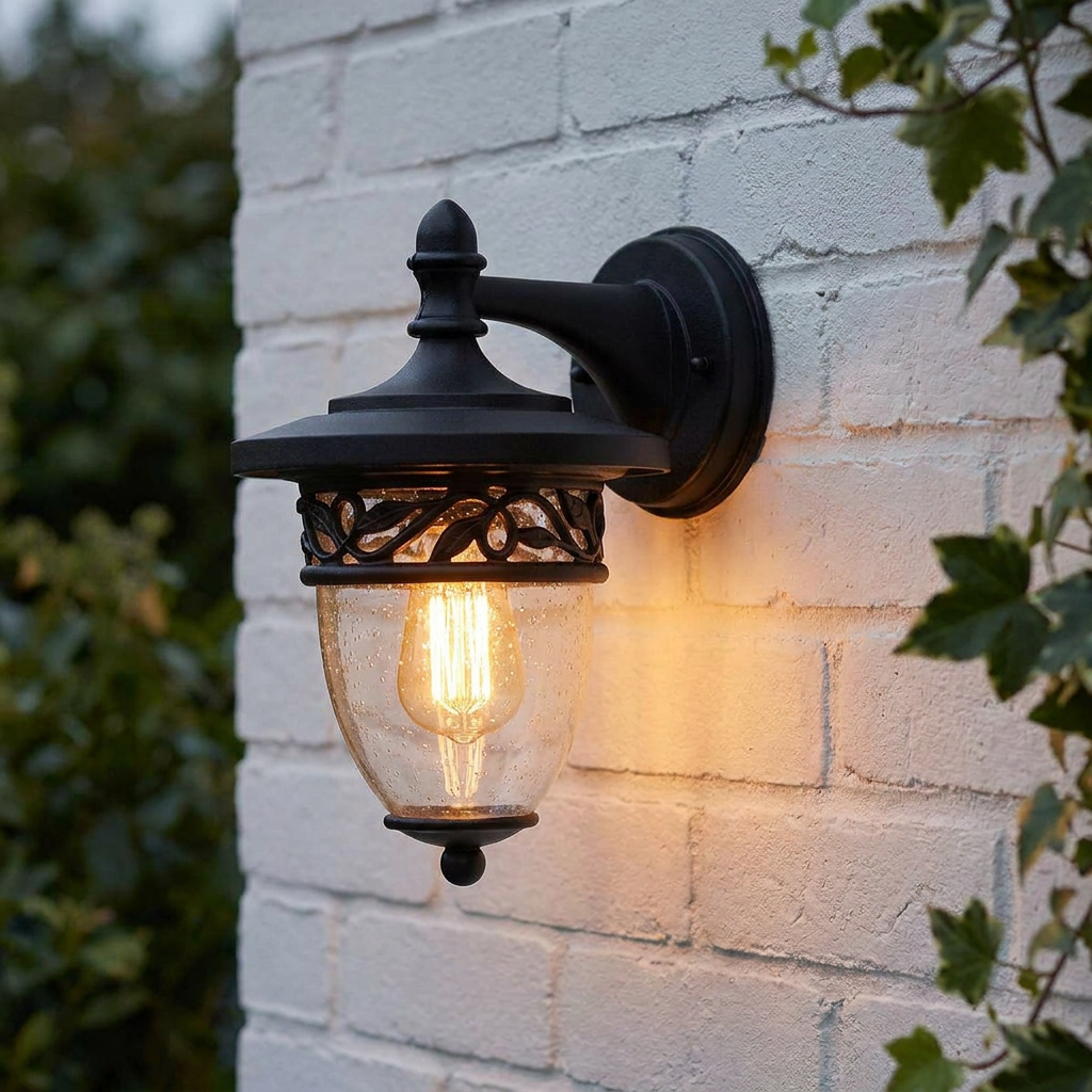 Elstead Burford Outdoor Black Wall Light-warehouse-clearance-140826
