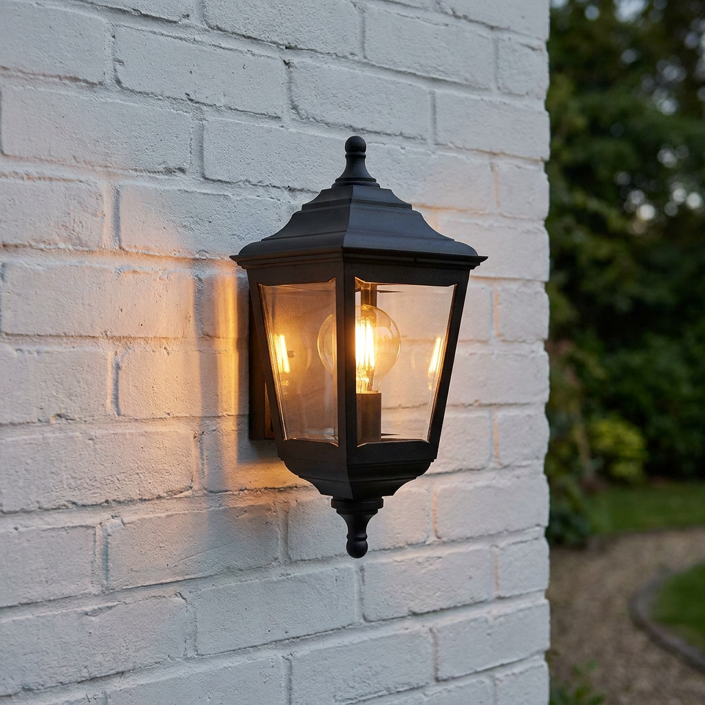 Elstead Kerry Black Outdoor Porch Ceiling Wall Light-OPEN-BOX-50-270826