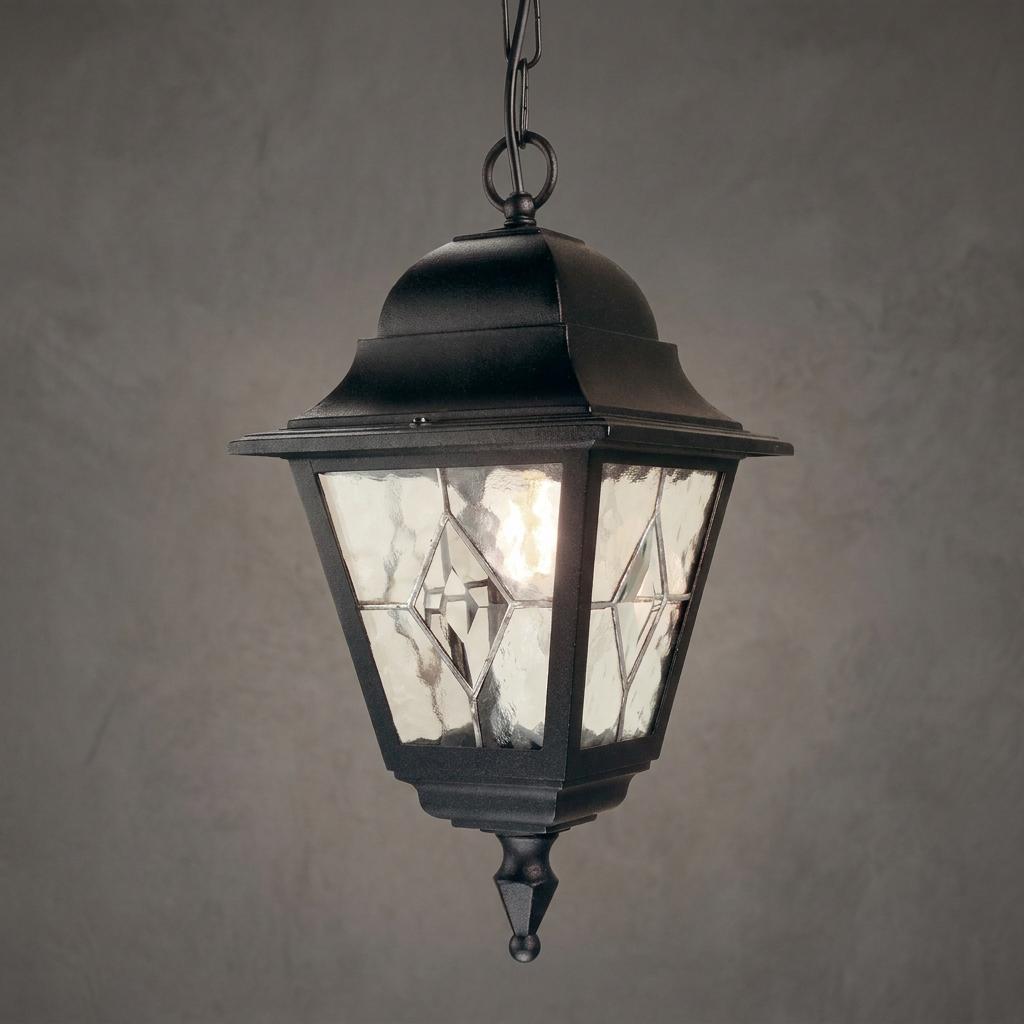 Elstead Norfolk Black Outdoor Pendant Light-warehouse-clearance-140826