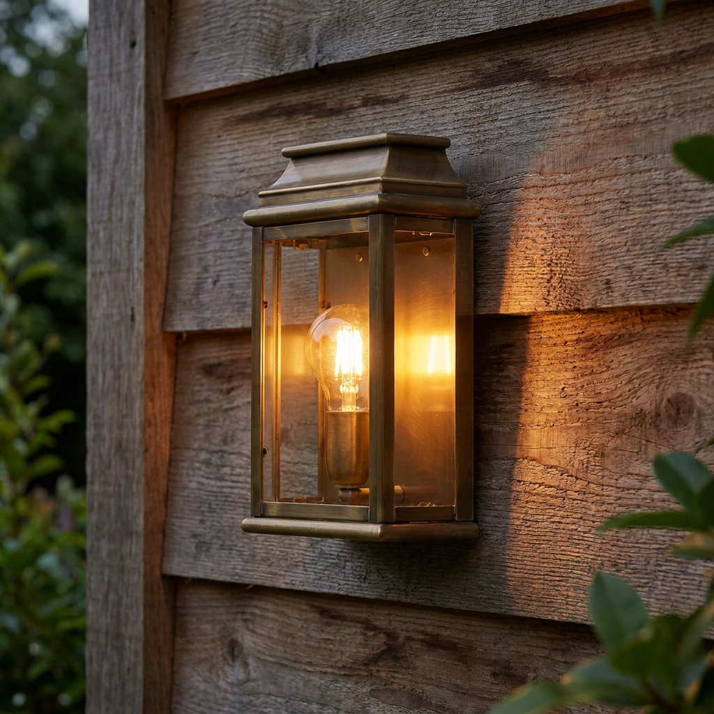 Elstead St Martins Aged Brass Outdoor Wall Light-warehouse-180926