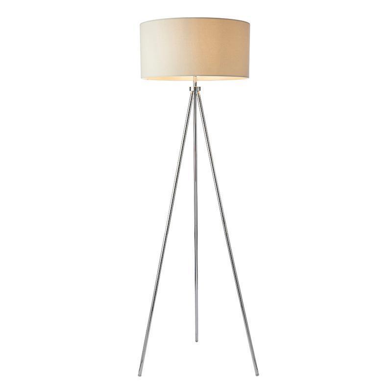 Tri Chrome Tripod Floor Lamp-WAREHOUSE-40-290626