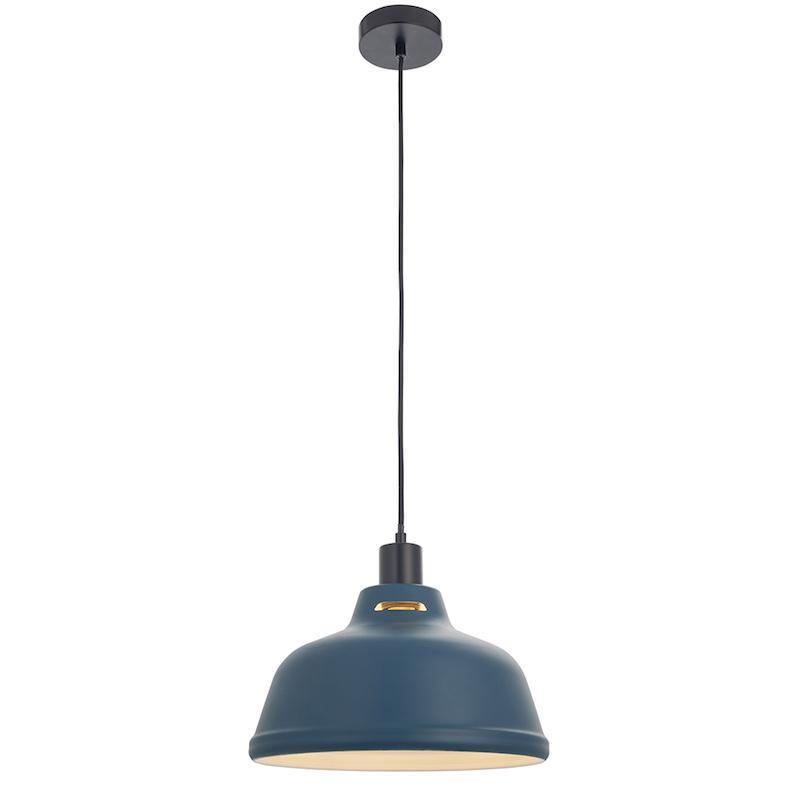 Endon Studio 1 Light Medium Black Ceiling Pendant Light (Fixing Only)-warehouse-40