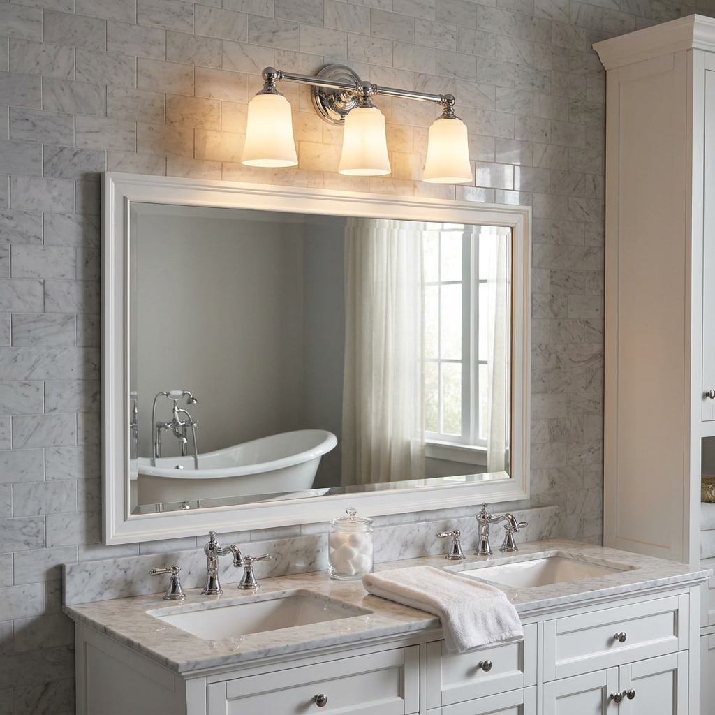 Feiss Huguenot Lake Chrome 3 Light Bathroom Wall Light-warehouse-clearance-140826