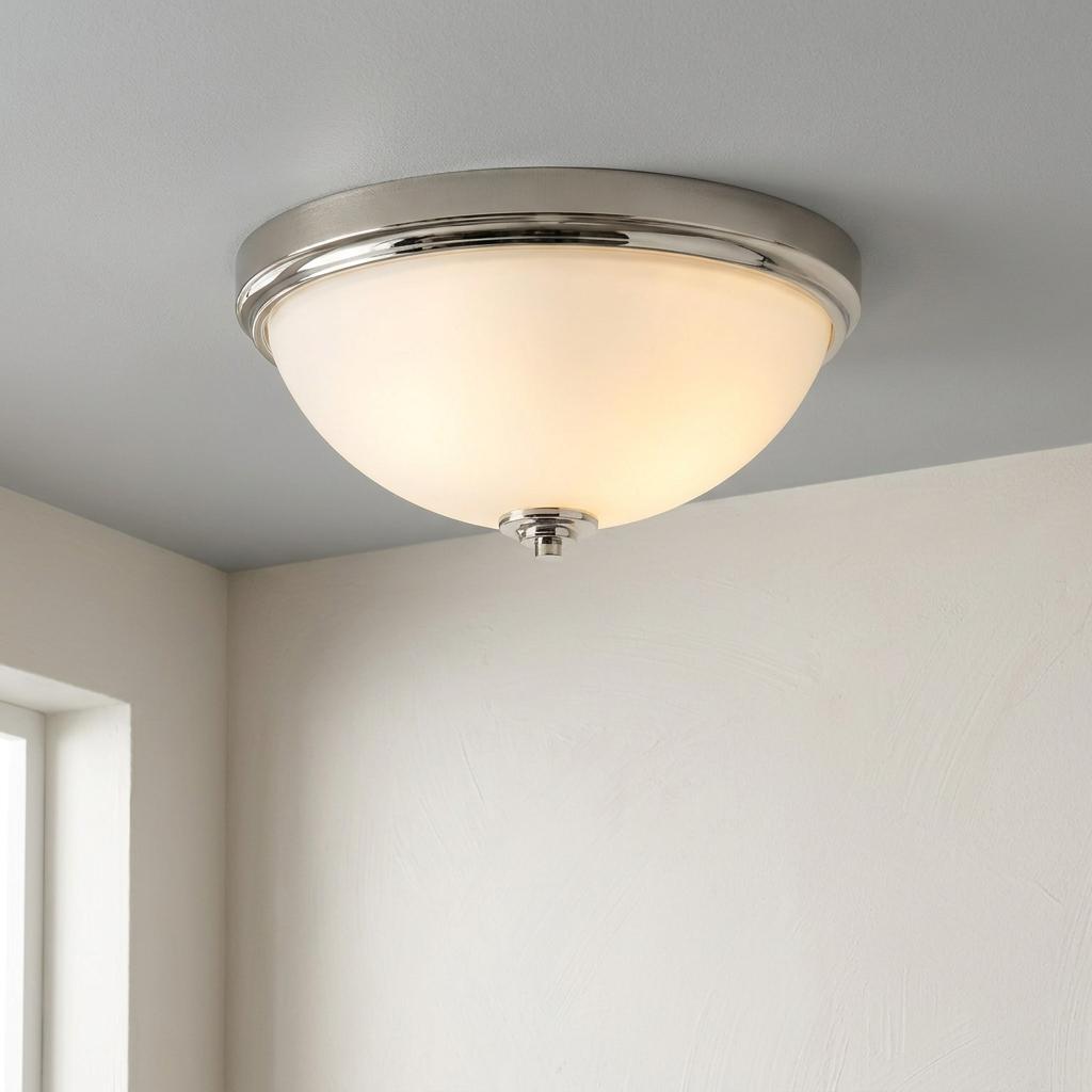 Feiss Malibu Polished Nickel Flush Bathroom Ceiling Light-warehouse-25-09-26