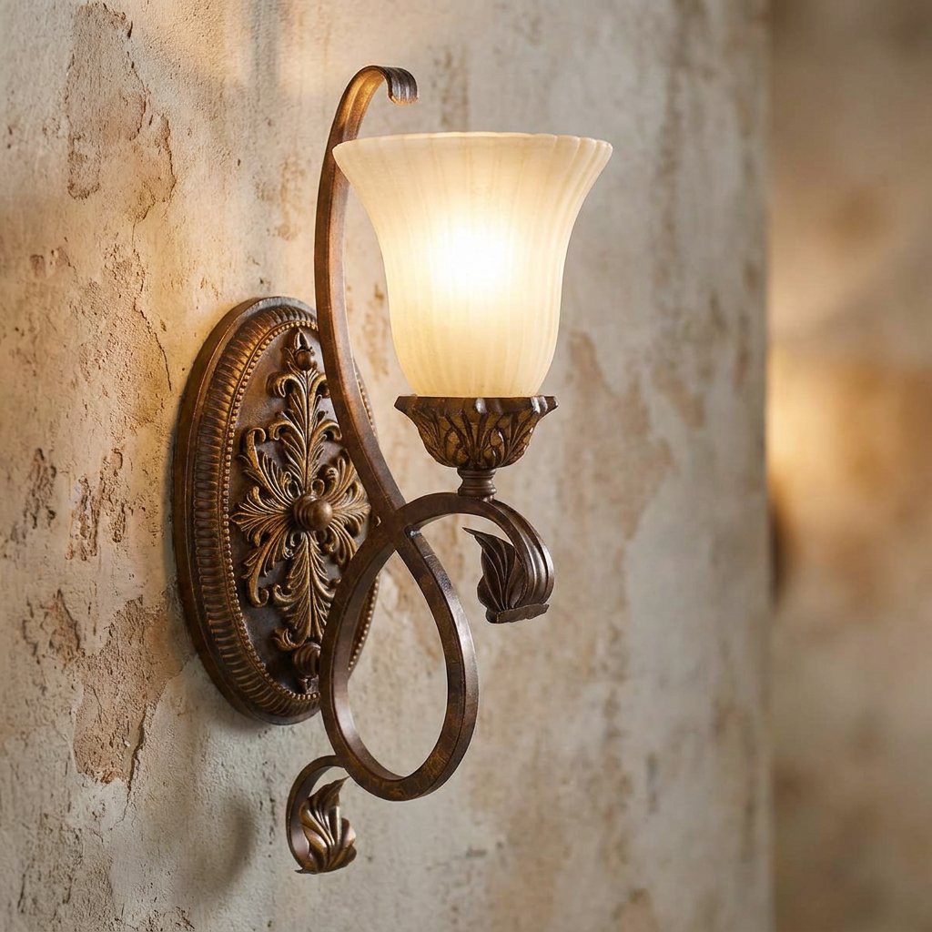 Feiss Sonoma Valley Tortoise Shell Single Arm Wall Light-warehouse-clearance-140826