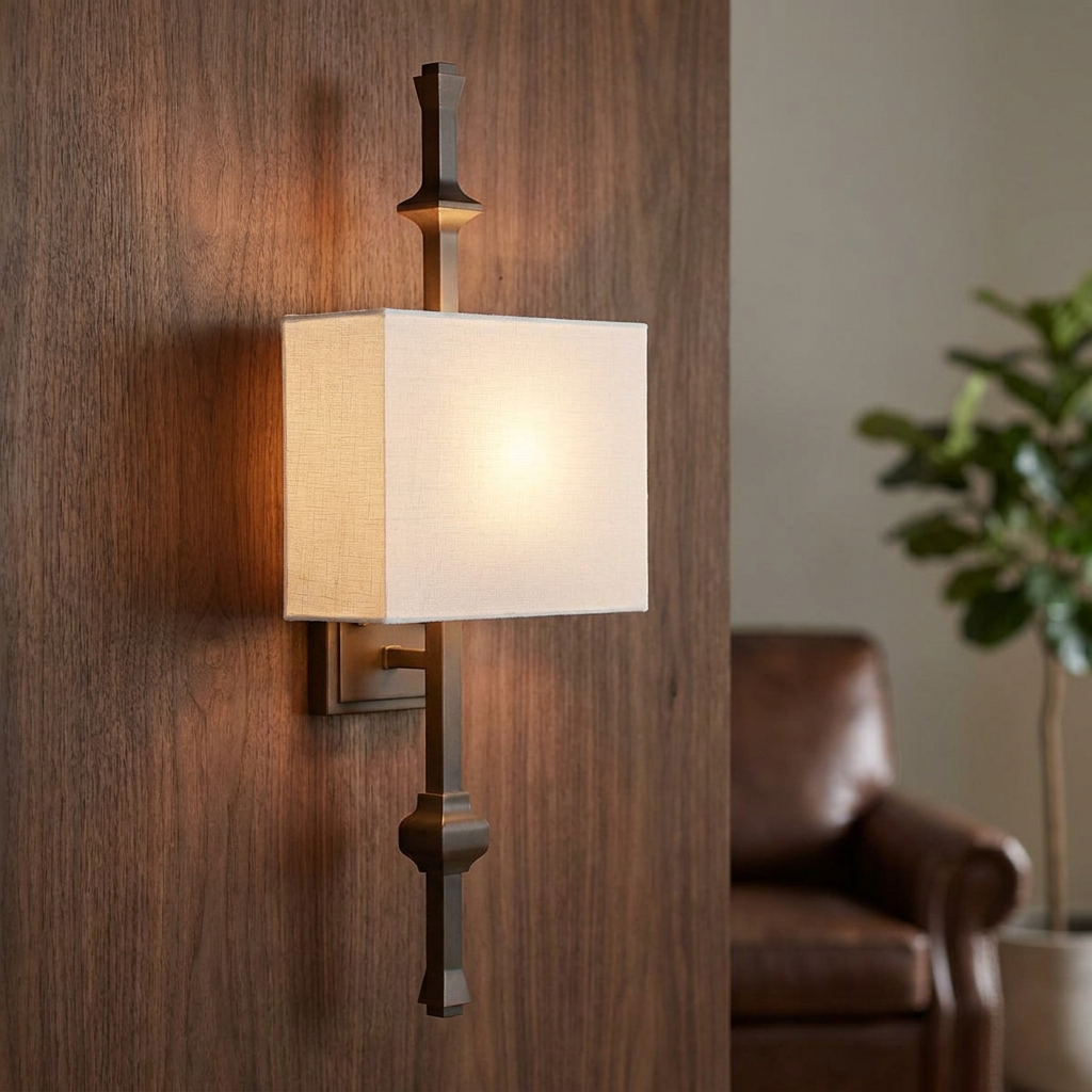 Feiss Teva 1 Light Antique Bronze Wall Light-warehouse-180926