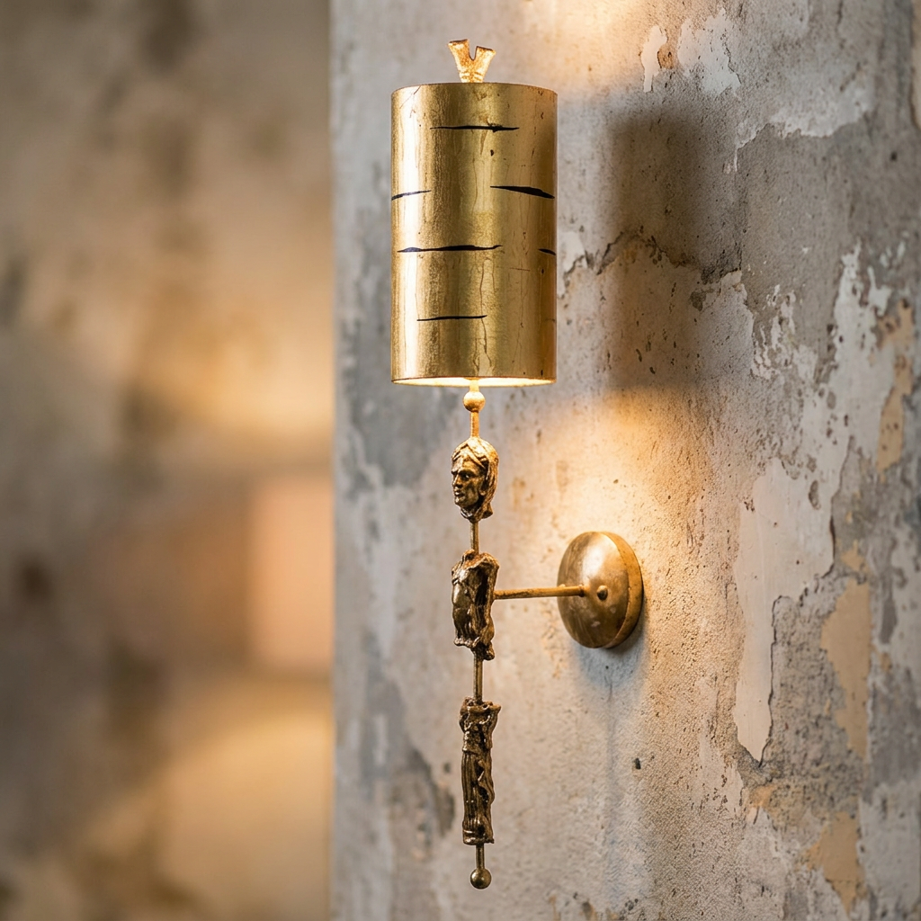 Flambeau Fragment Gold Sconce Wall Light-warehouse-25-09-26
