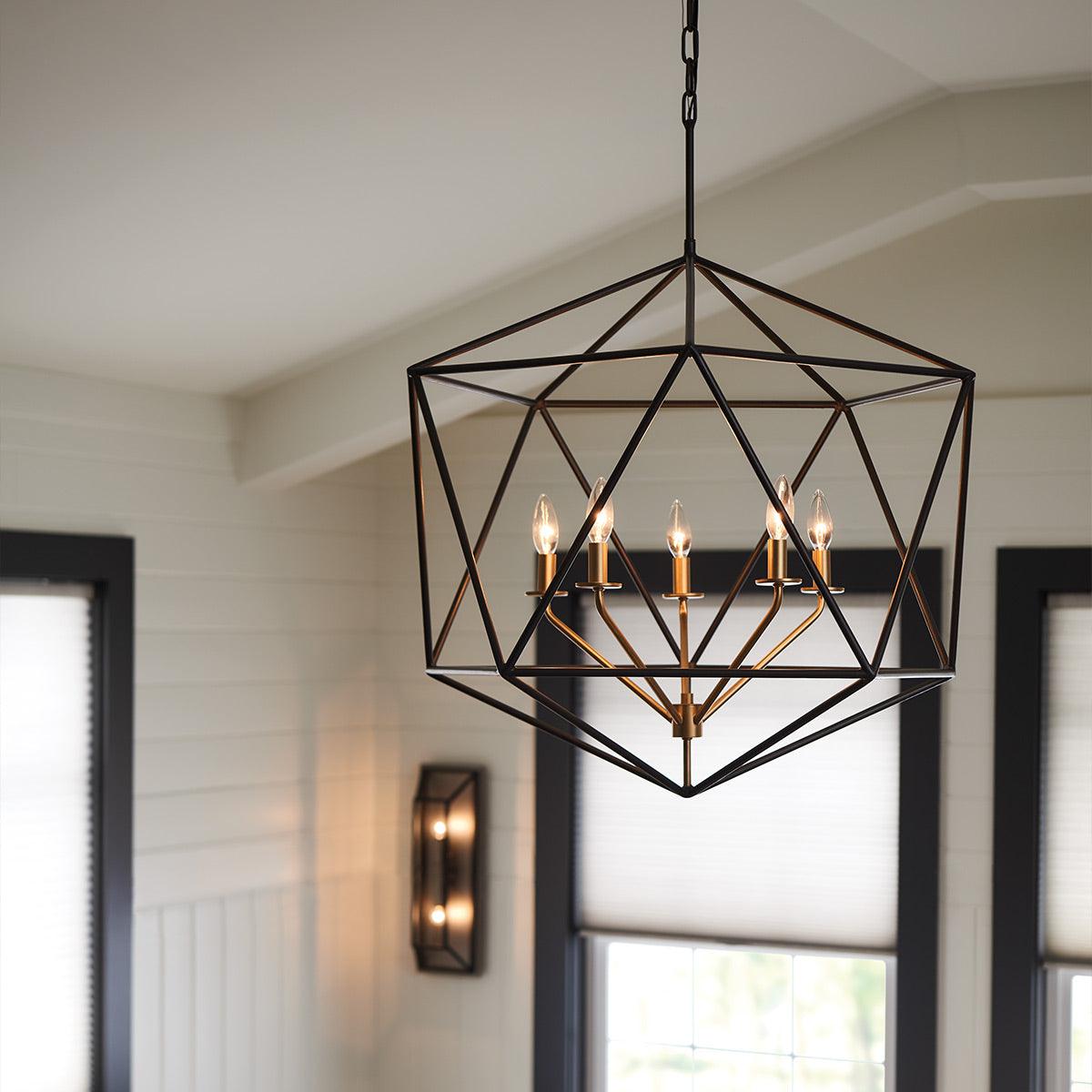 Hinkley Astrid 5 Light Matte Bronze Pendant Chandelier