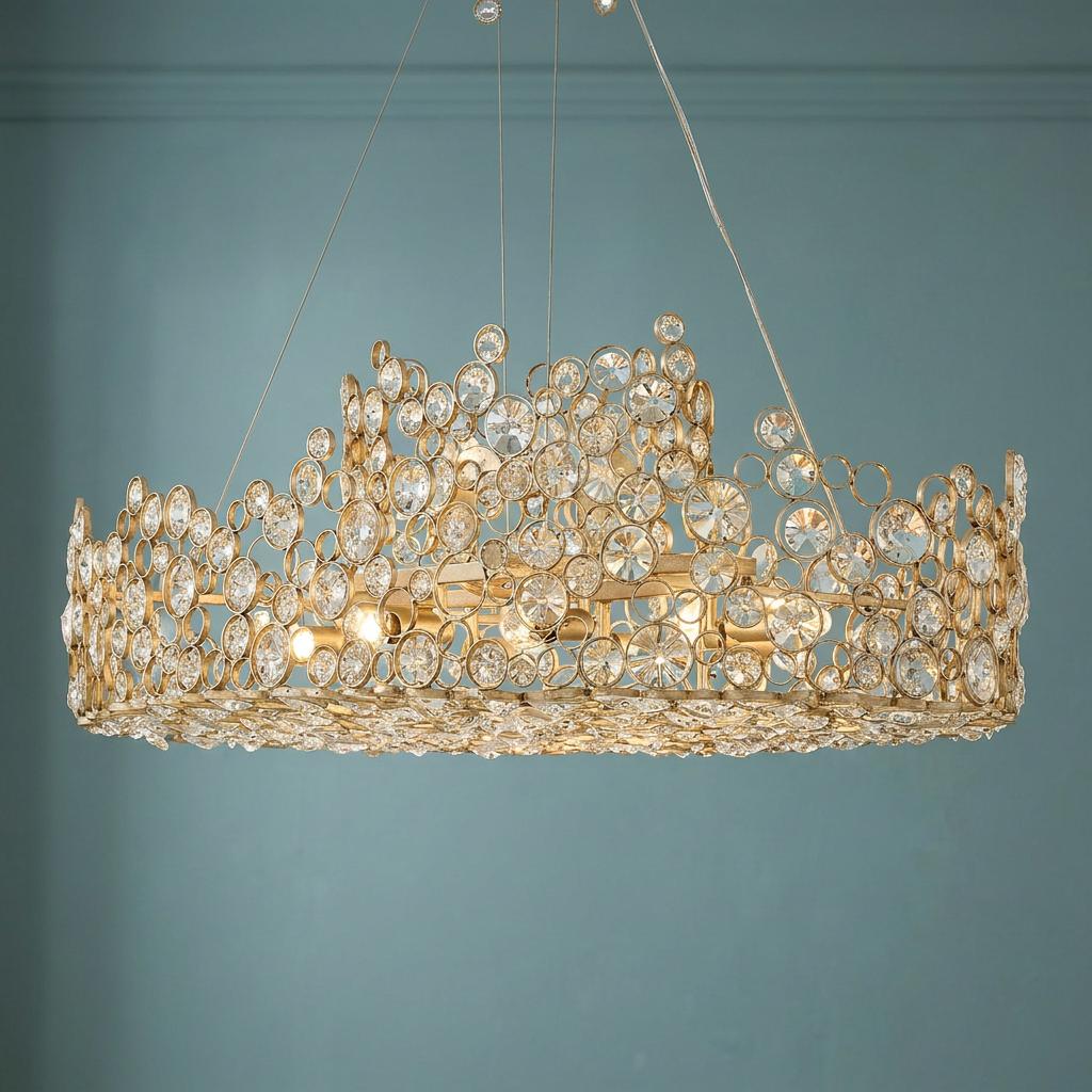 Hinkley Anya Linear Chandelier Ceiling Light - Silver Leaf-warehouse-180926