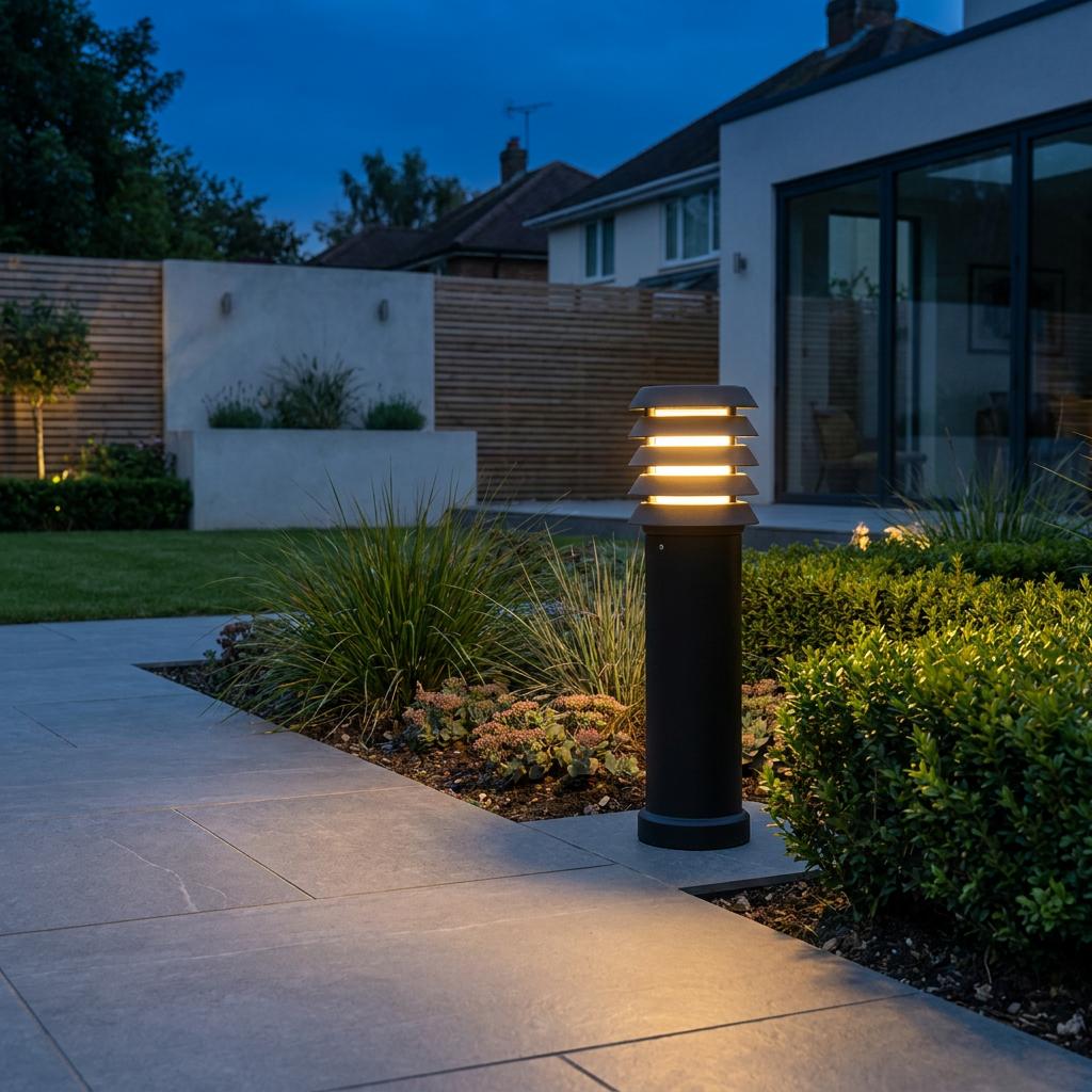 Elstead A Lighta Mini Black Bollard Light