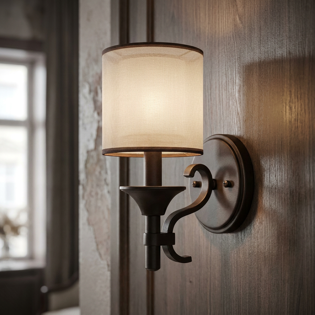 Kichler Lacey Mission Bronze Wall Light-warehouse-180926