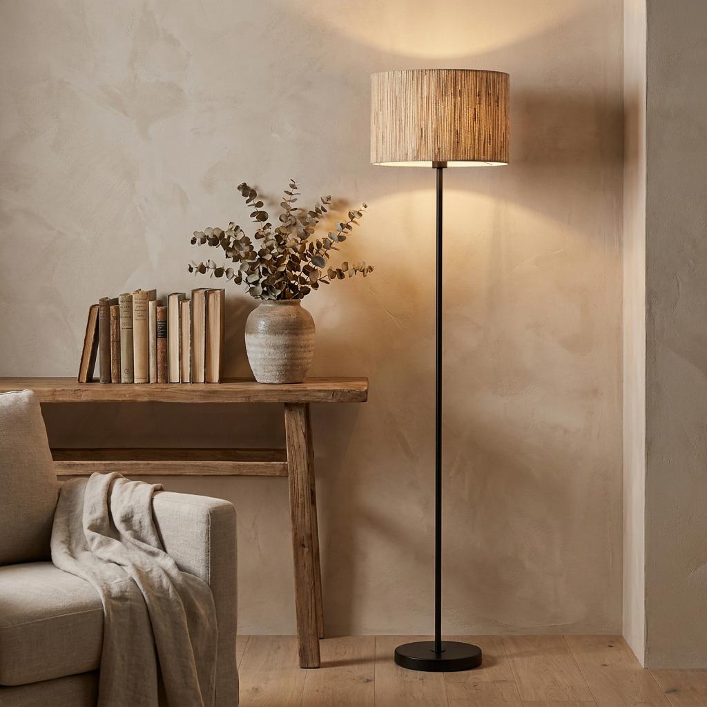 Longshore Black Floor Lamp-OPEN-BOX-BSL-270826