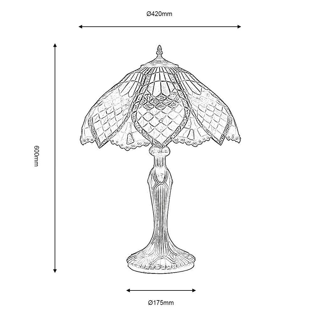 Oaks Orsino Tiffany Lamp-TIFF-20-240626