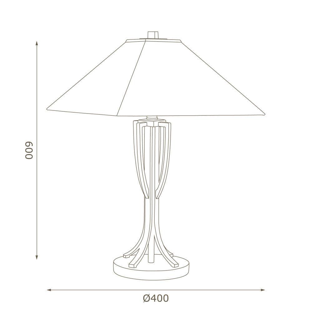 Oaks Portia Tiffany Table Lamp