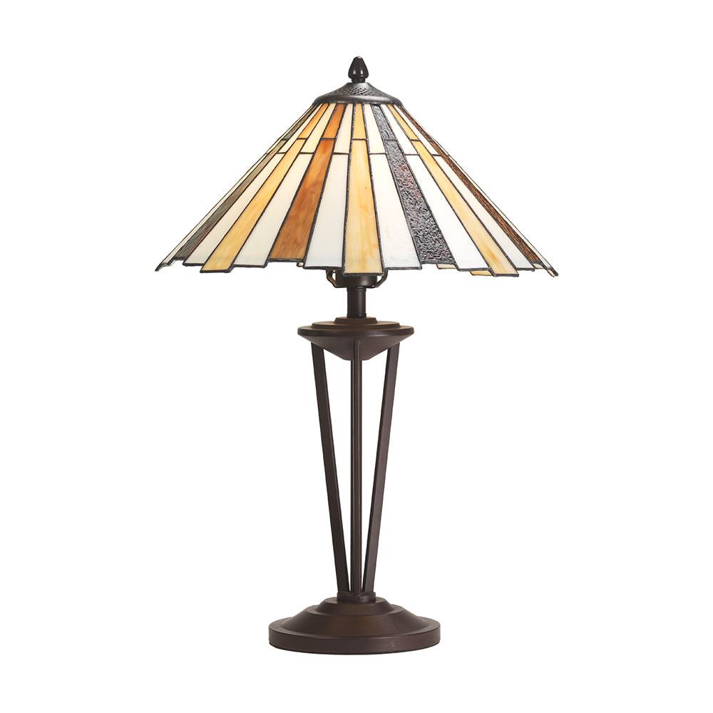 rixon tiffany style 30cm medium table lamp Living Room Image