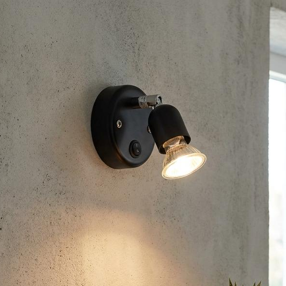 Oaks Bas Black Single Switched Spotlight