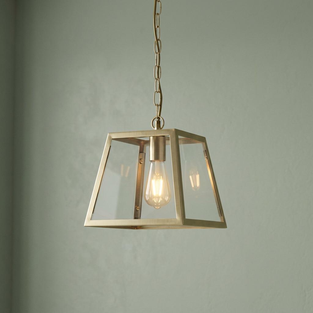 Oaks Lighting Riga I Light Antique Chrome Ceiling Pendant-warehouse-180926