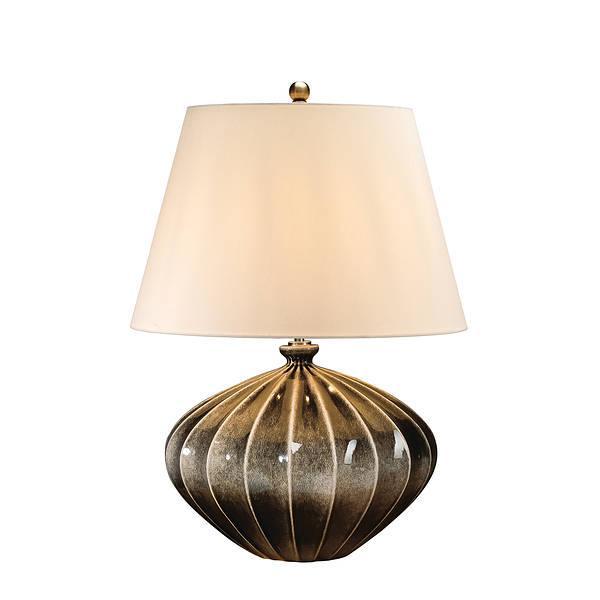 pumpkin ceramic table lamp