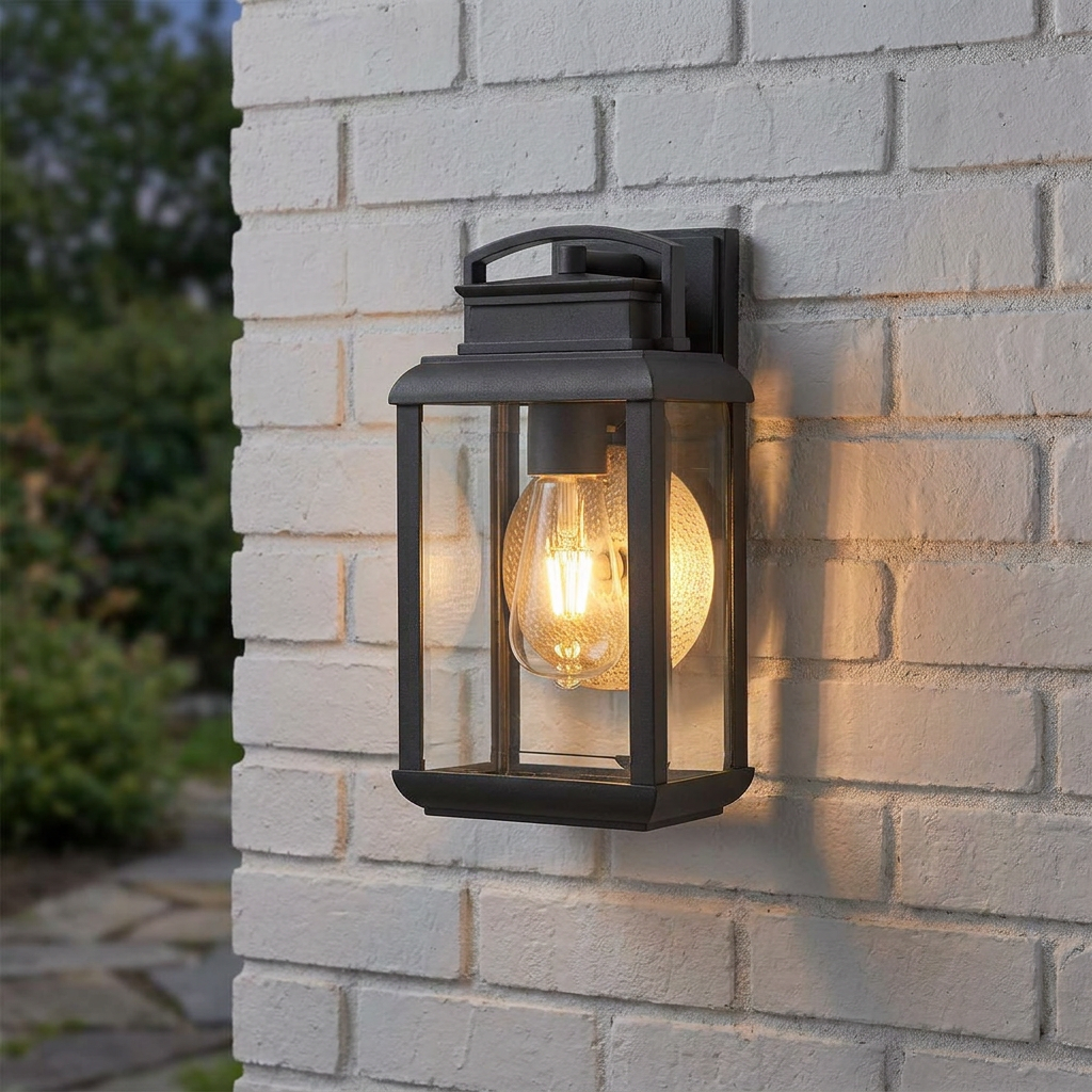 Quoizel Byron 1 Light Small Graphite Outdoor Wall Light-wh-20-091026