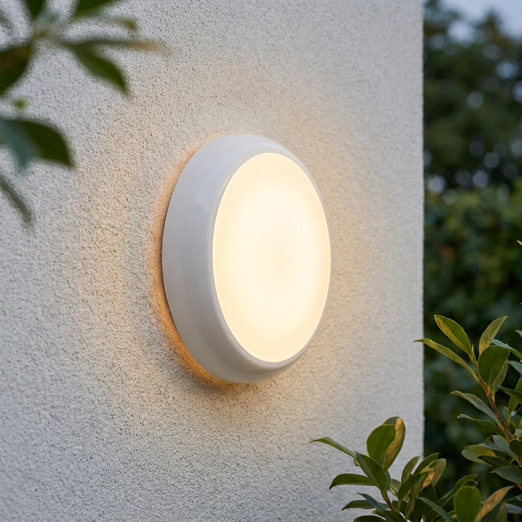 Saxby HeroPRO White LED Bulkhead Light with Emergency Backup IP65 18W-warehouse-180926