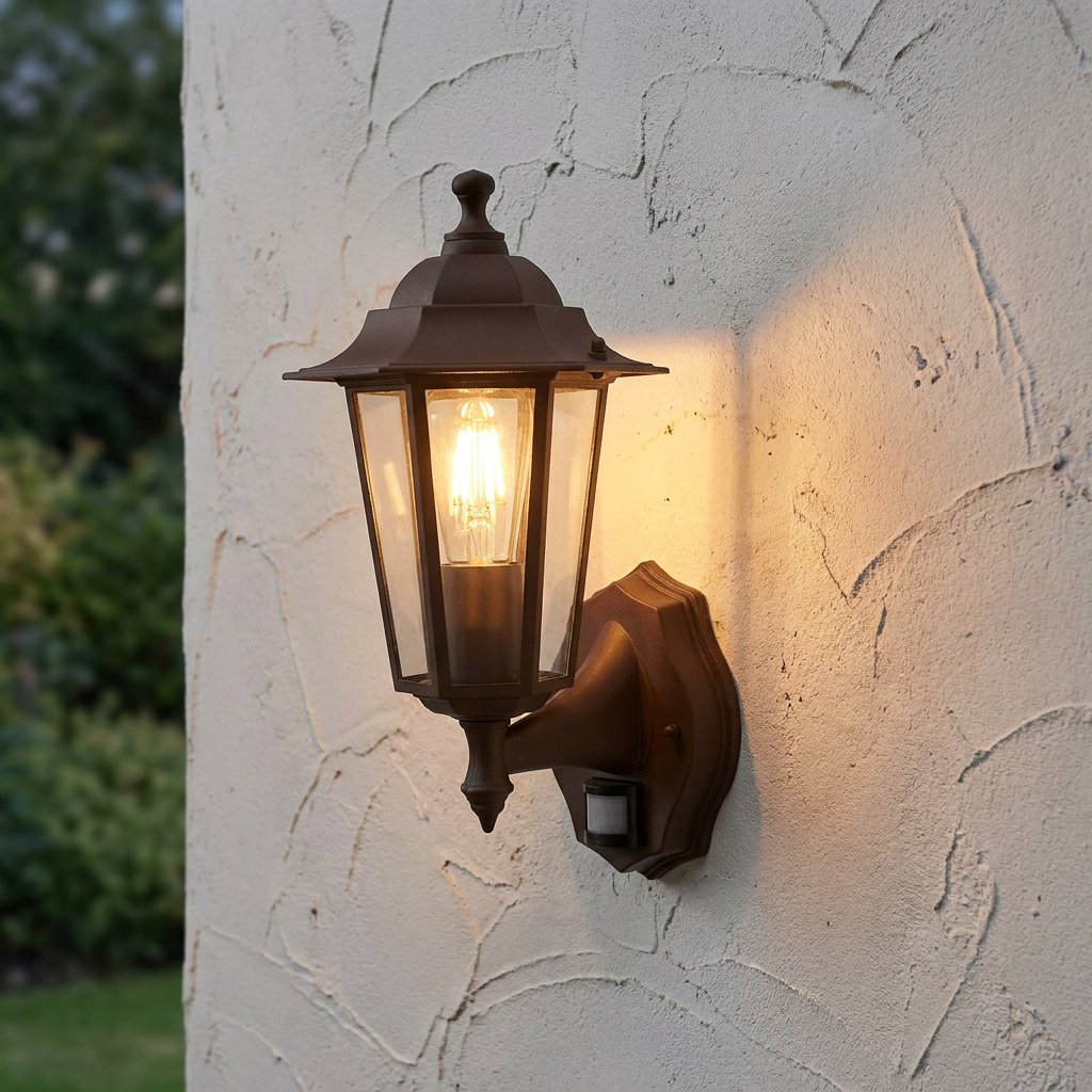 Searchlight Alex Outdoor Traditional Wall Light Rust Brown-OPEN-BOX-50-200826