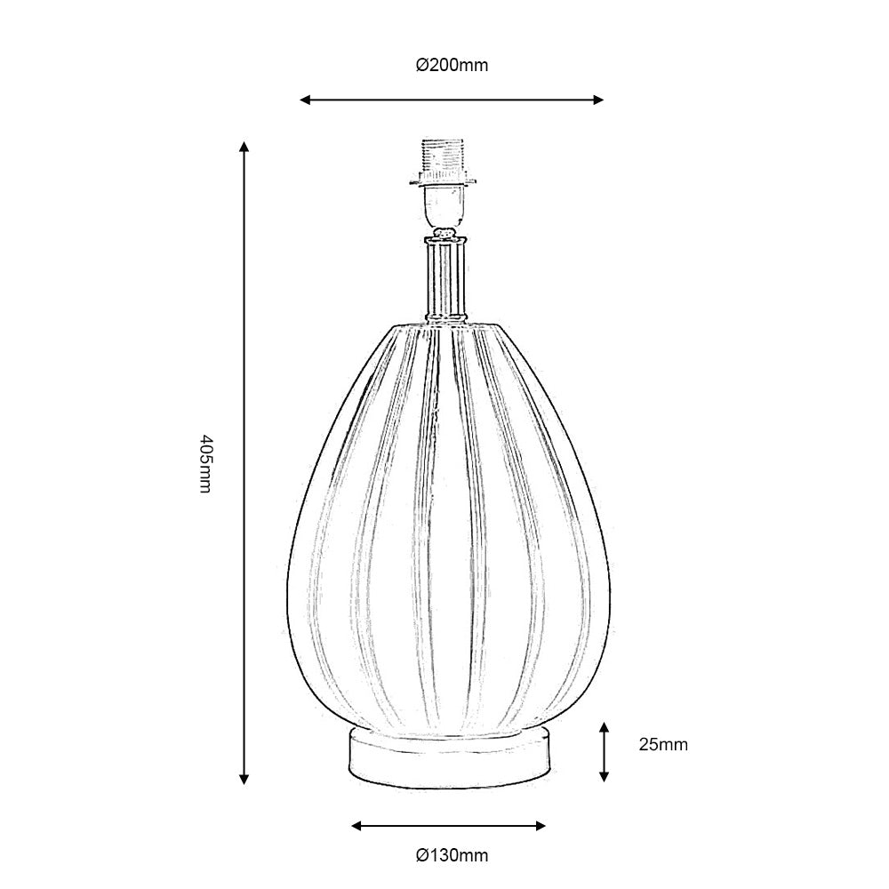 Oaks Lighting Arda Sea Blue Glass & Chrome Touch Table Lamp — close-up detail