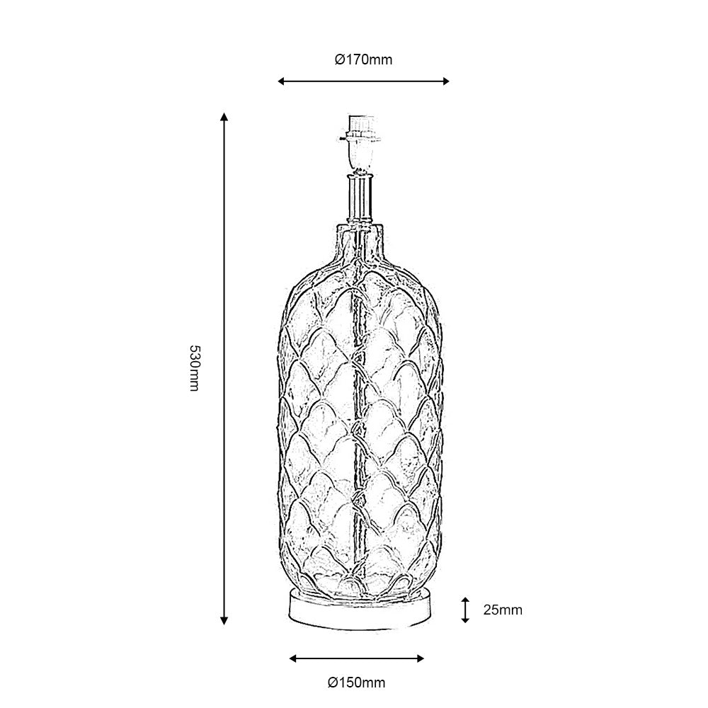 Oaks Lighting Pesa White Glass Touch Table Lamp — close-up detail