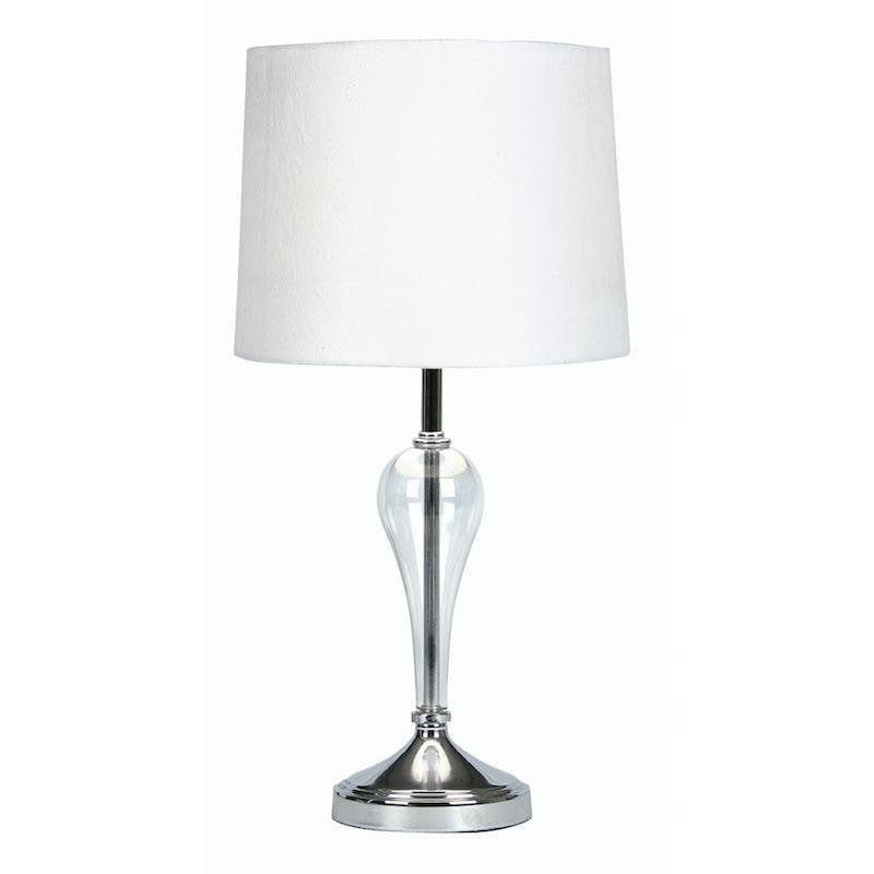 Oaks Lighting Hika Chrome Table Lamp-WAREHOUSE-40-240626