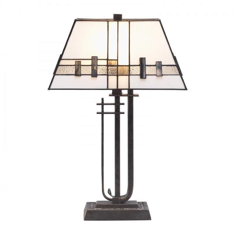 Oaks Lighting Mardian Tiffany Table Lamp-OPEN-BOX-040626
