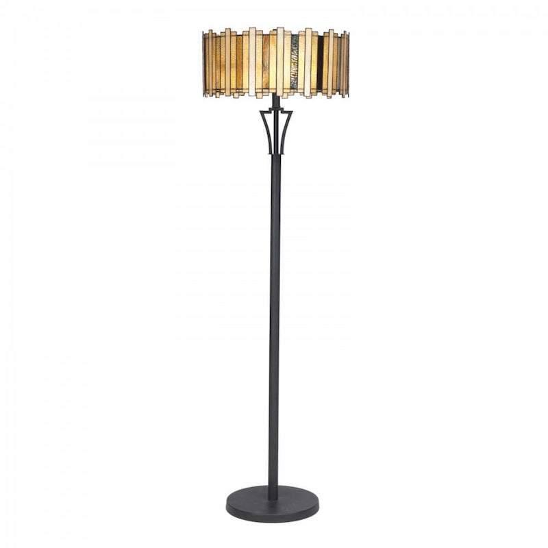 Oaks Lighting Morton Tiffany Floor Lamp-OPEN-BOX-50-240626