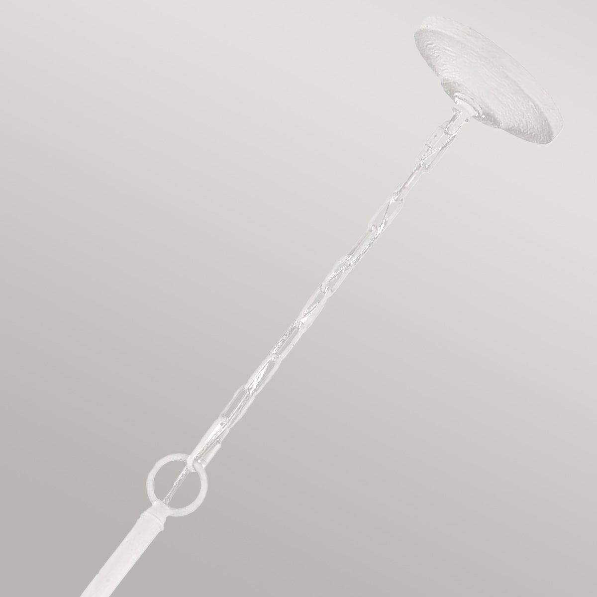 Feiss Annie 4 Light White Chandelier