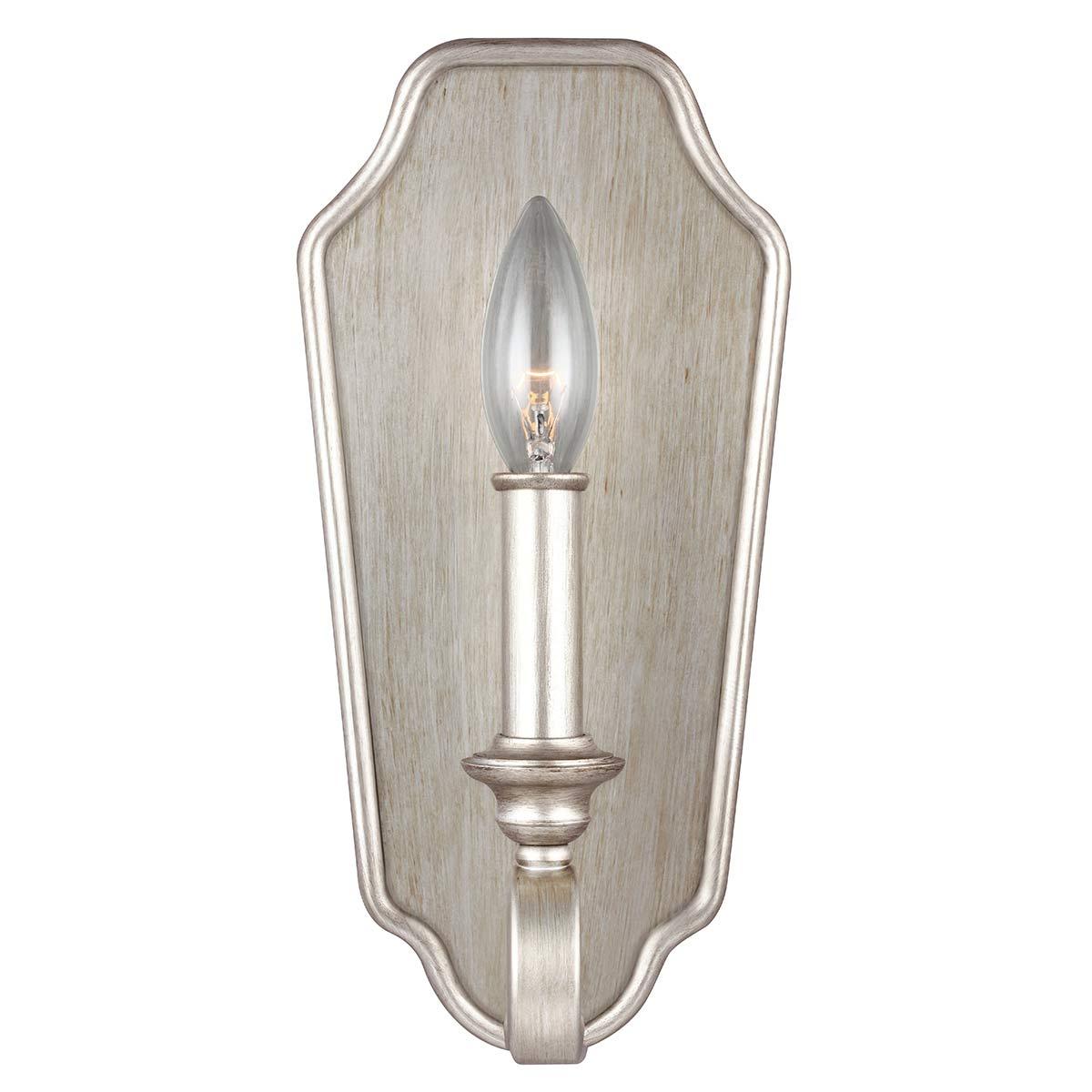Feiss DeWitt 1 Light Sunrise Silver Wall Light