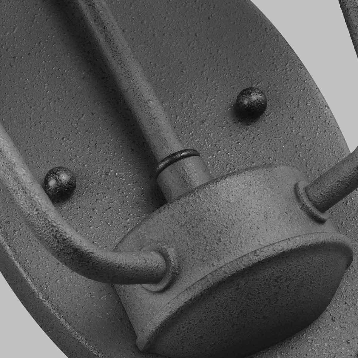 Feiss Nori 2 Light Zinc & Grey Beaded Wall Light