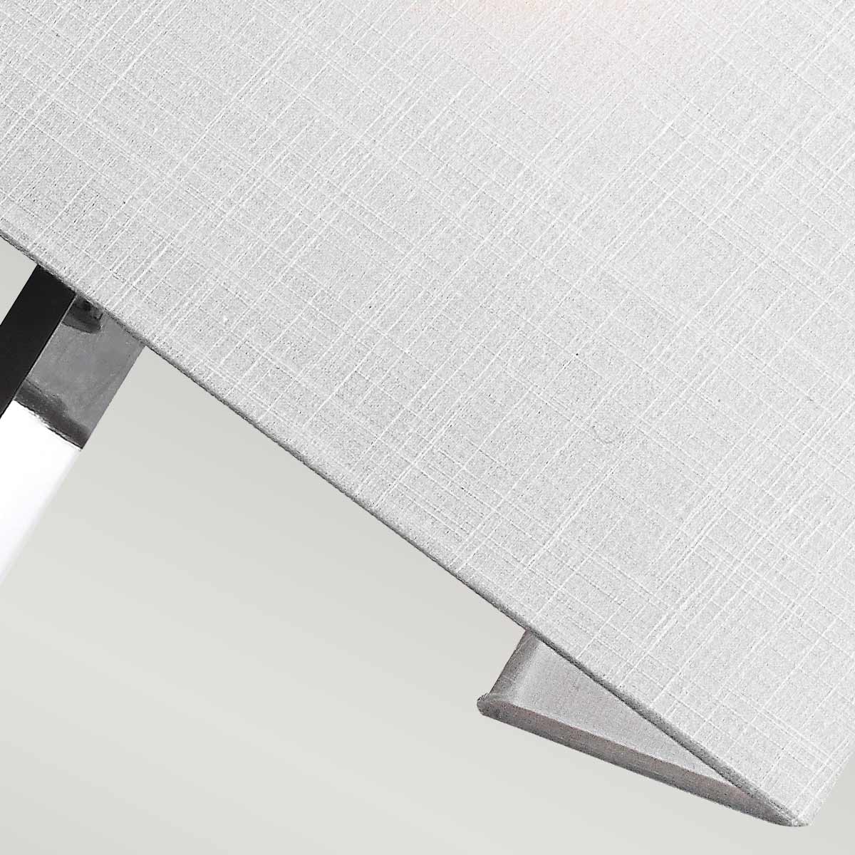 Feiss Teva 1 Light Polished Nickel Wall Light