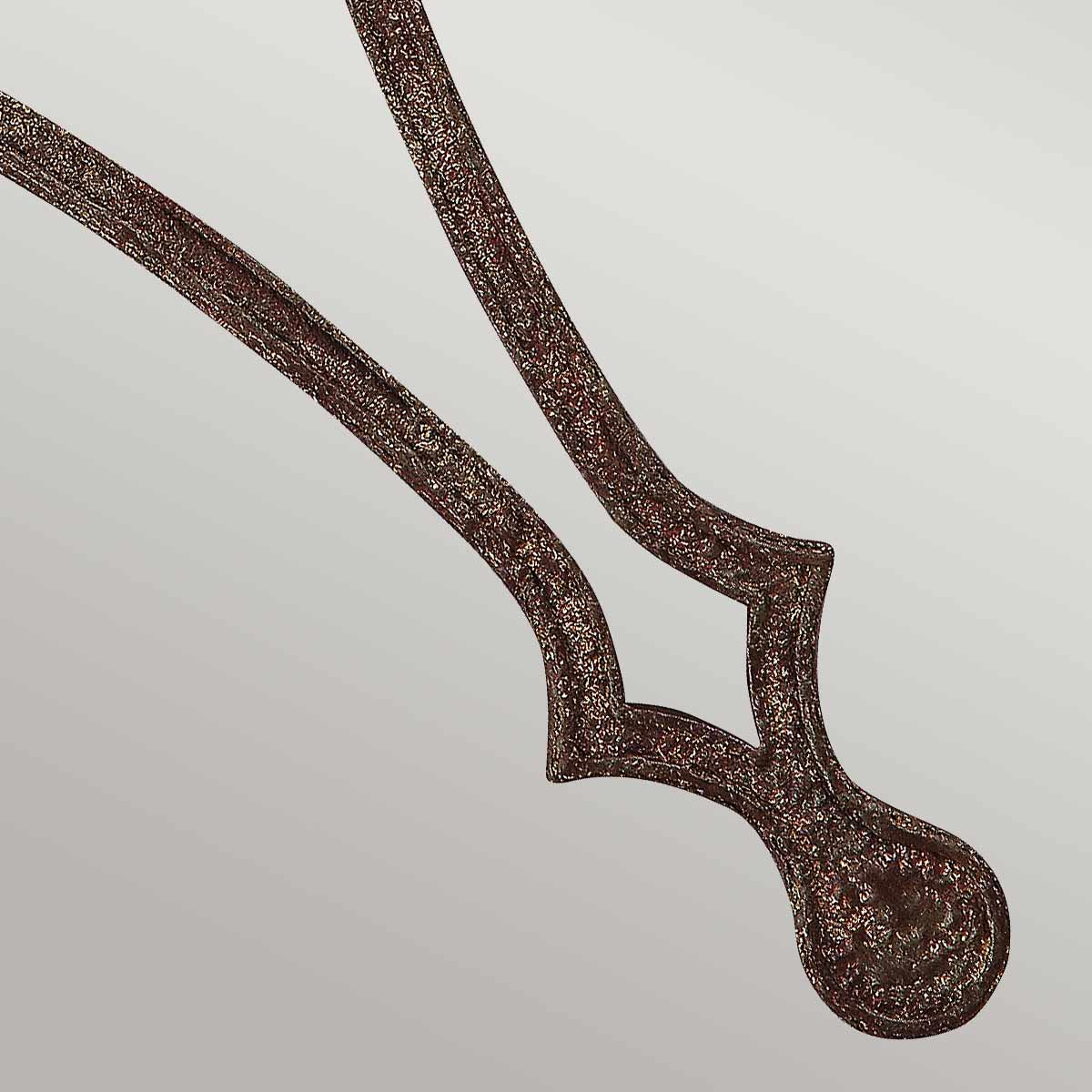 Feiss Tilling 1 Light Weathered Iron Wall Light