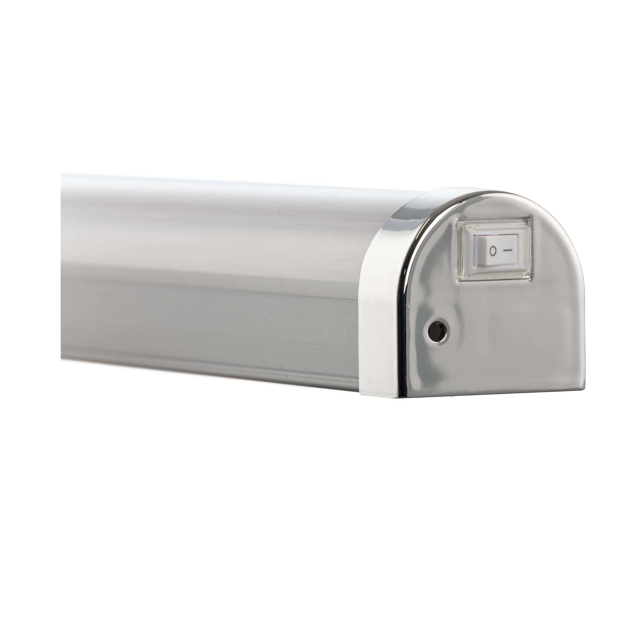 eglo tragacete 1 ip44 chrome bathroom wall mirror light 77cm Kitchen Lighting Close Up