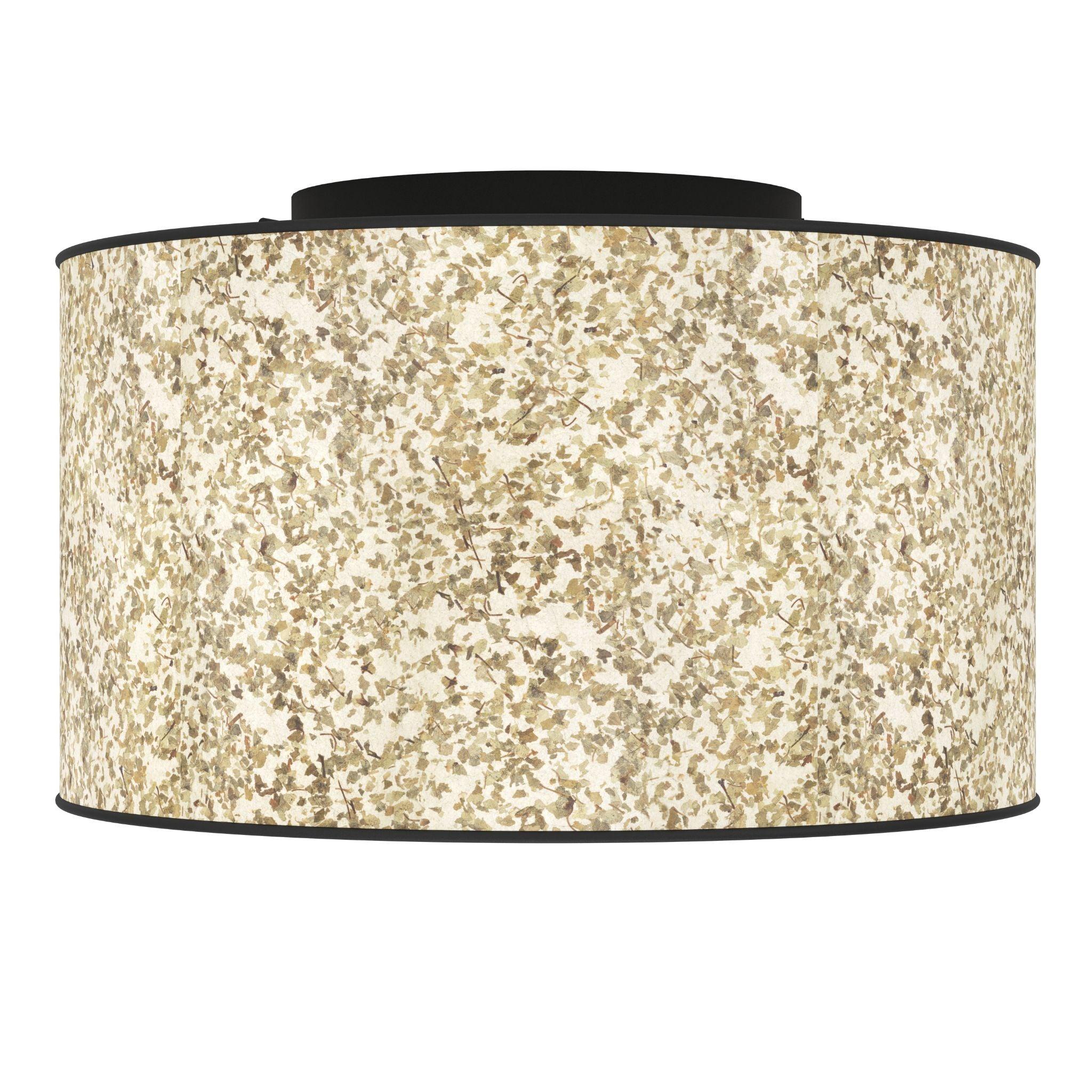 eglo butterburn flush fabric beige green ceiling light kitchen lighting
